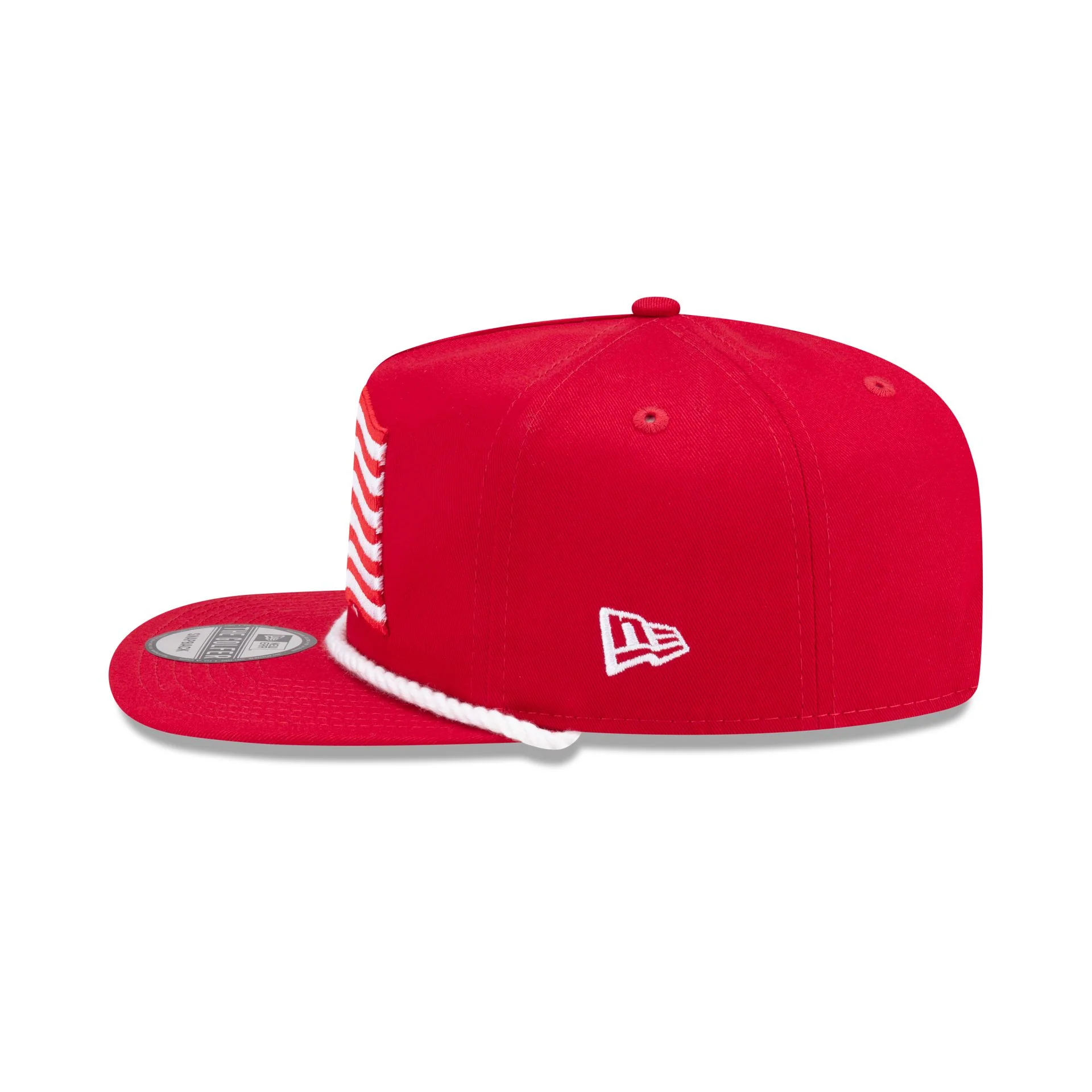 New Era Cap American Flag Red Golfer Hat