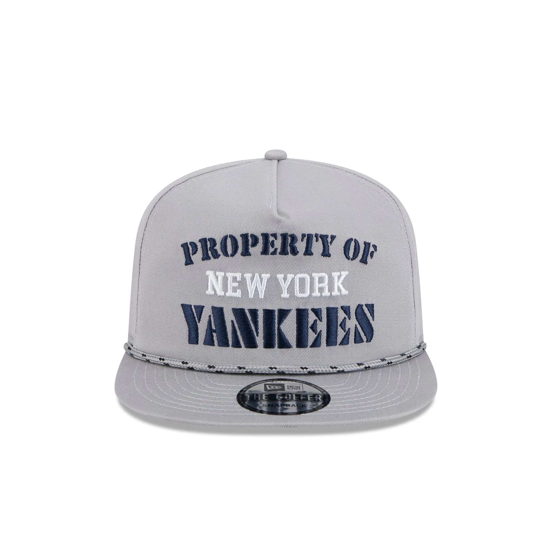 New York Yankees Vintage Gray Rope Golfer Hat