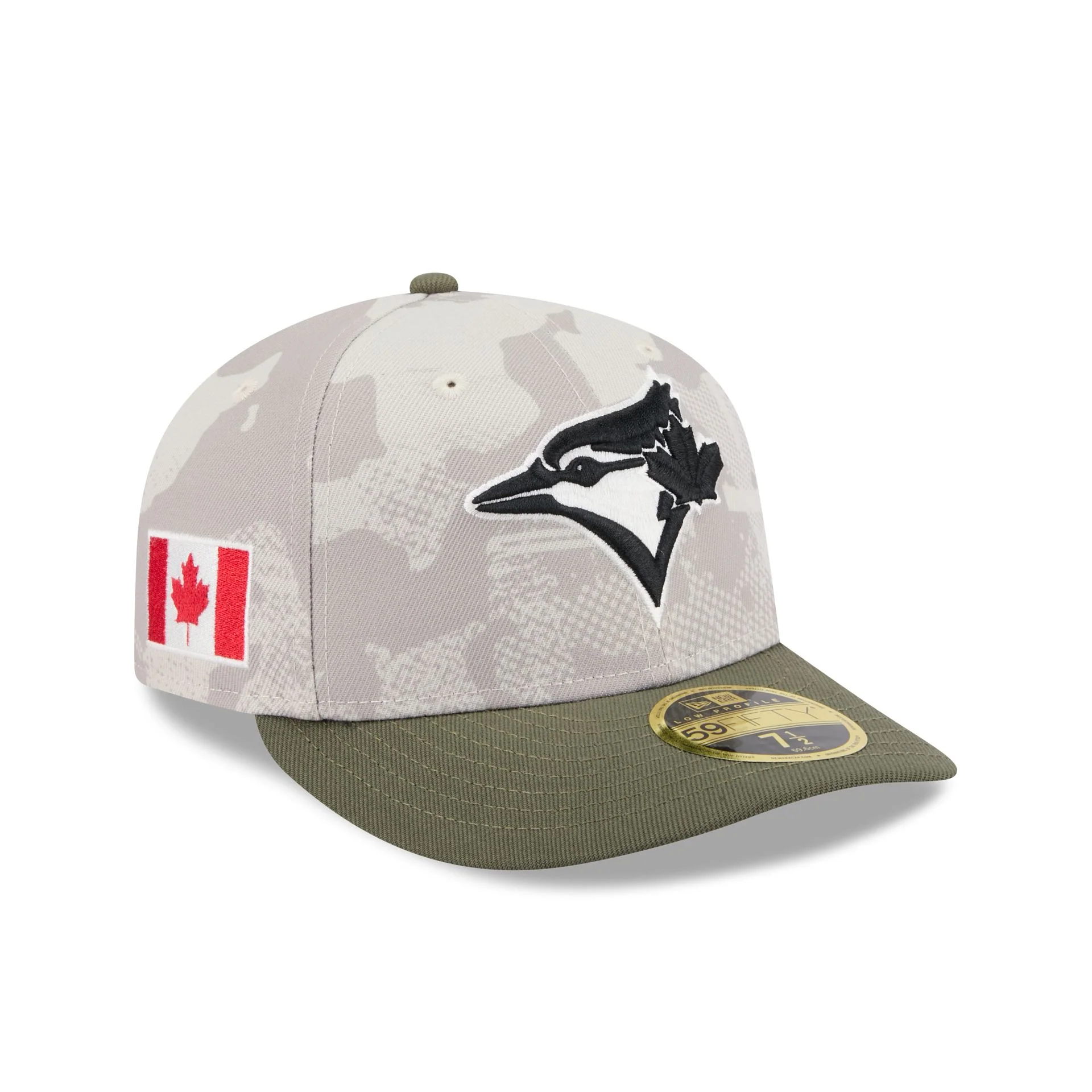 Toronto Blue Jays Armed Forces Day 2025 Low Profile 59FIFTY Fitted Hat