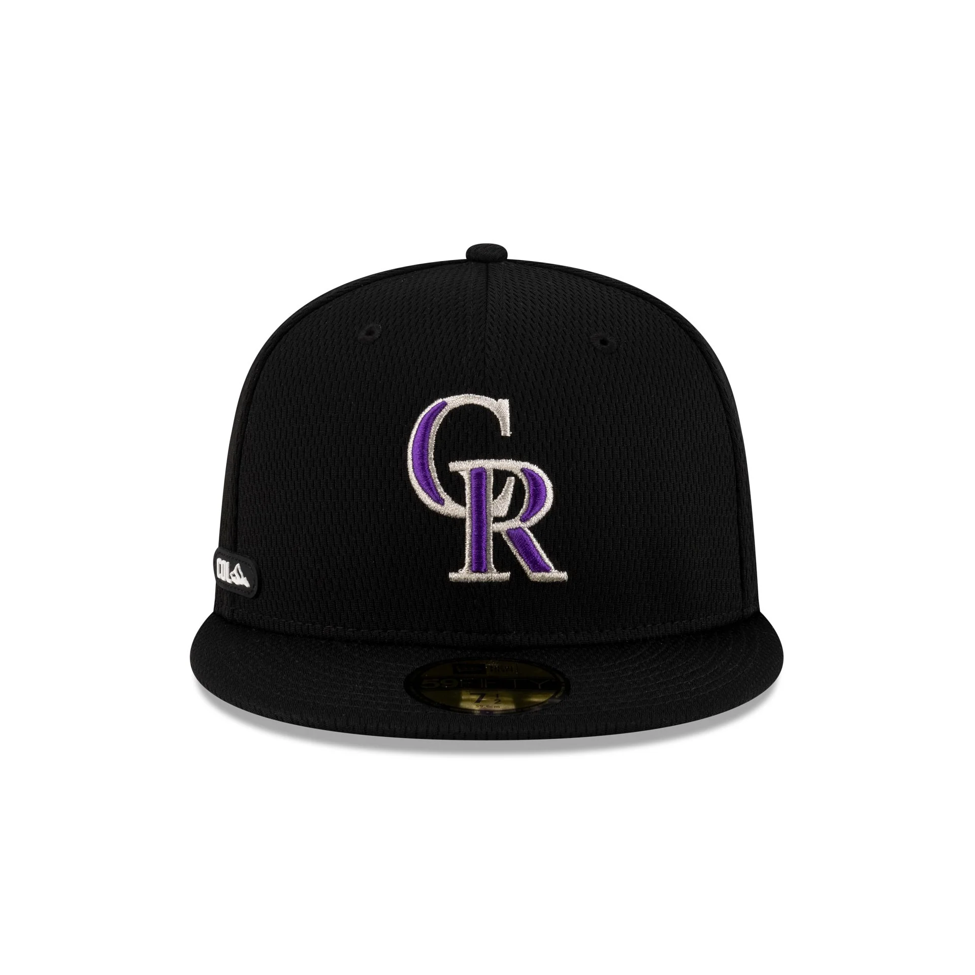 Colorado Rockies 2025 Clubhouse Black 59FIFTY Fitted Hat