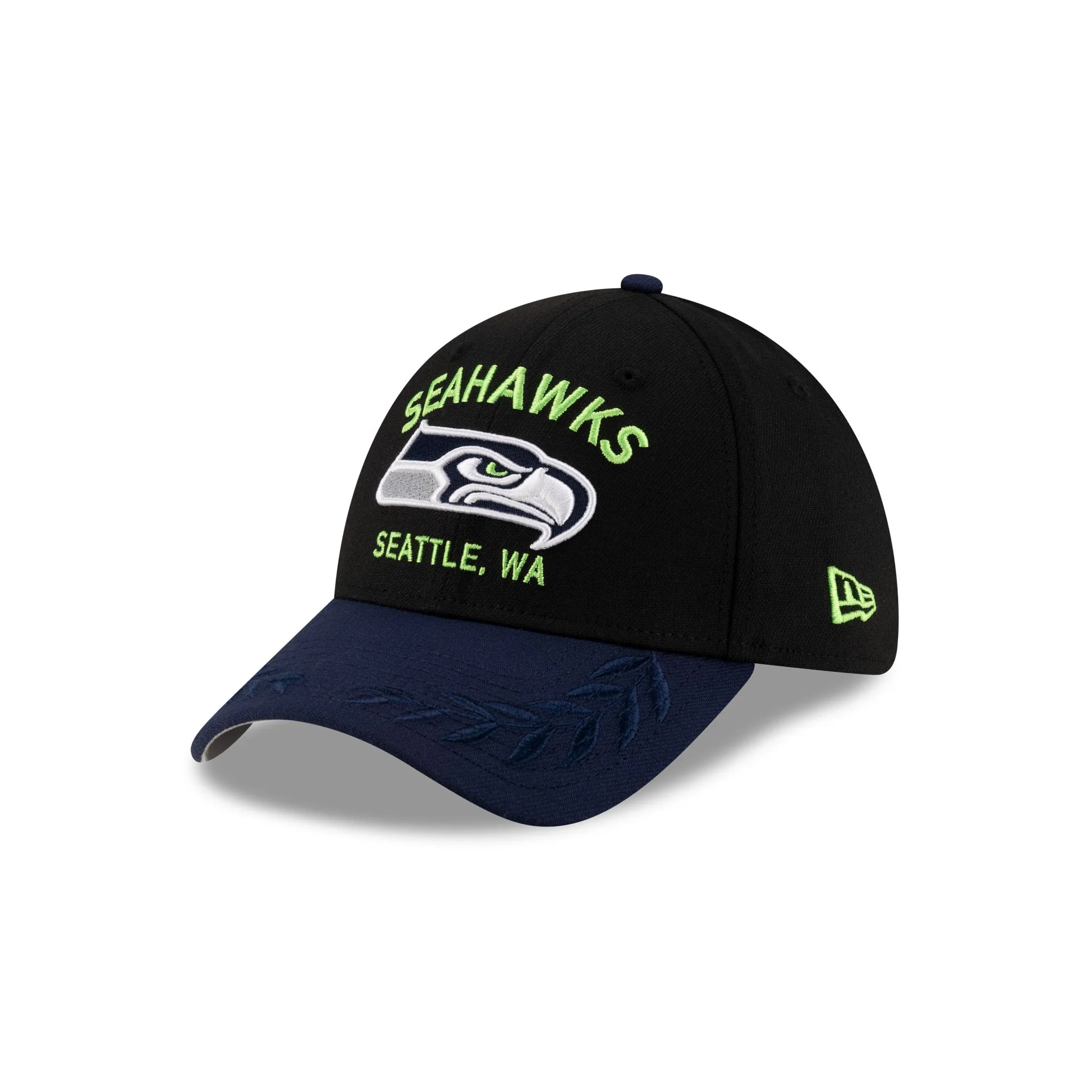Seattle Seahawks 2025 Draft 39THIRTY Stretch Fit Hat
