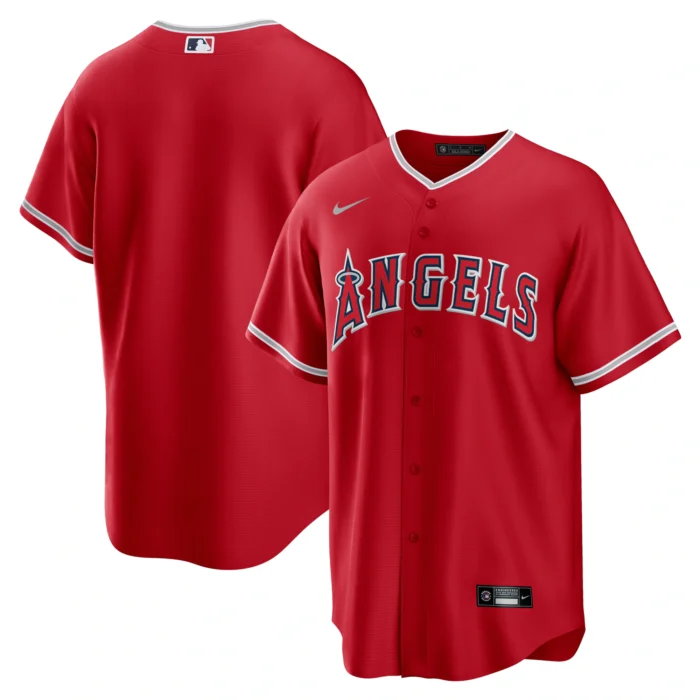 Men’s Los Angeles Angels Nike Red Alternate Replica Team Jersey