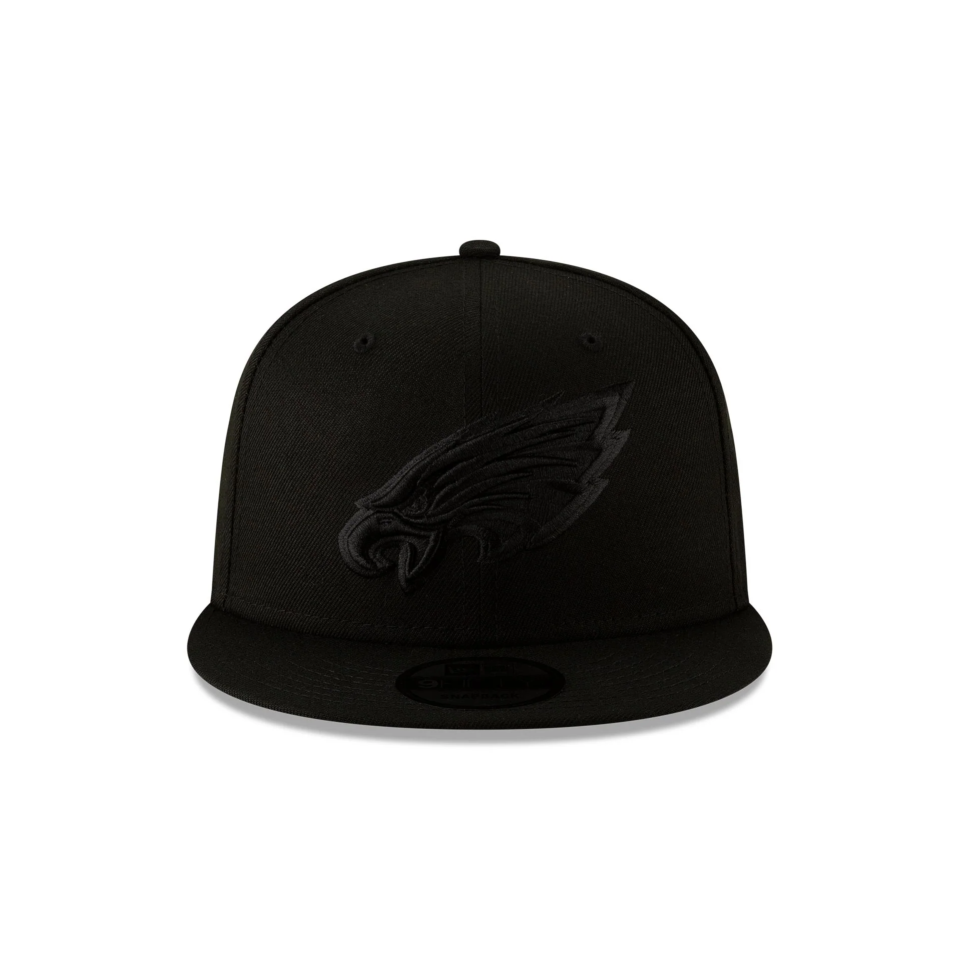 Philadelphia Eagles Basic Black on Black 9FIFTY Snapback Hat