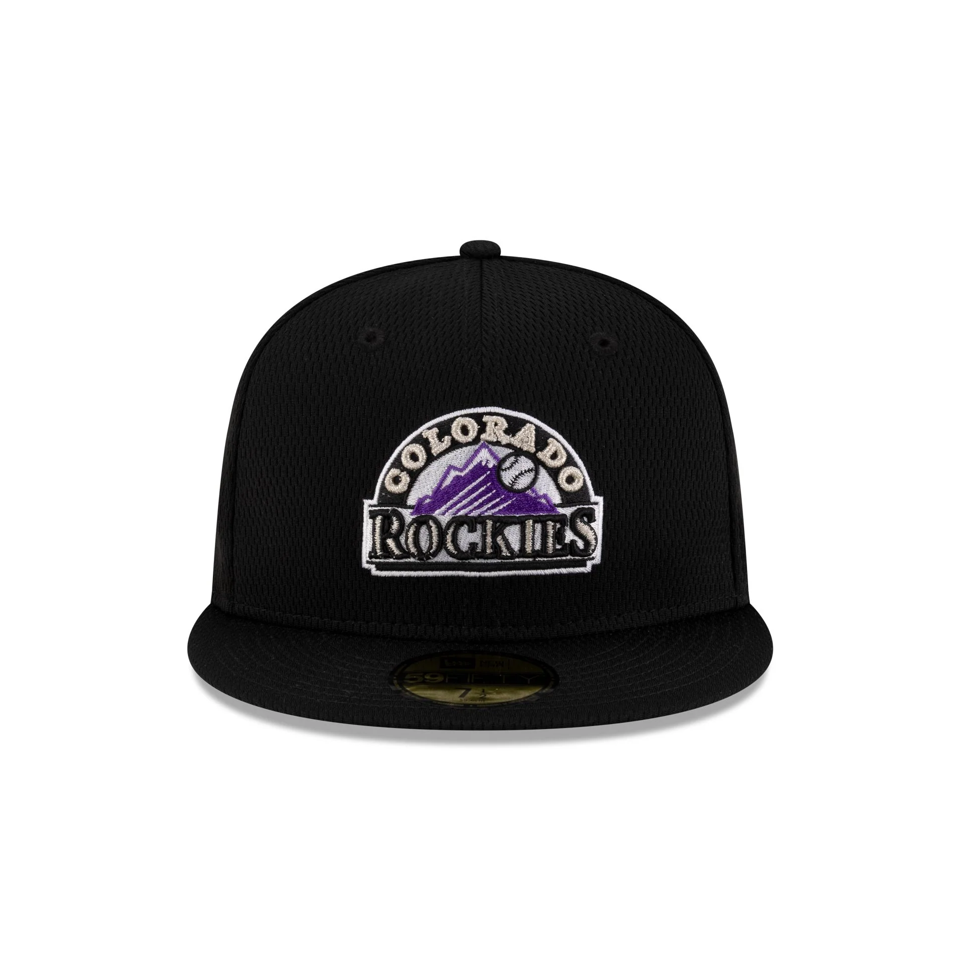 Colorado Rockies 2025 Clubhouse Alt Black 59FIFTY Fitted Hat