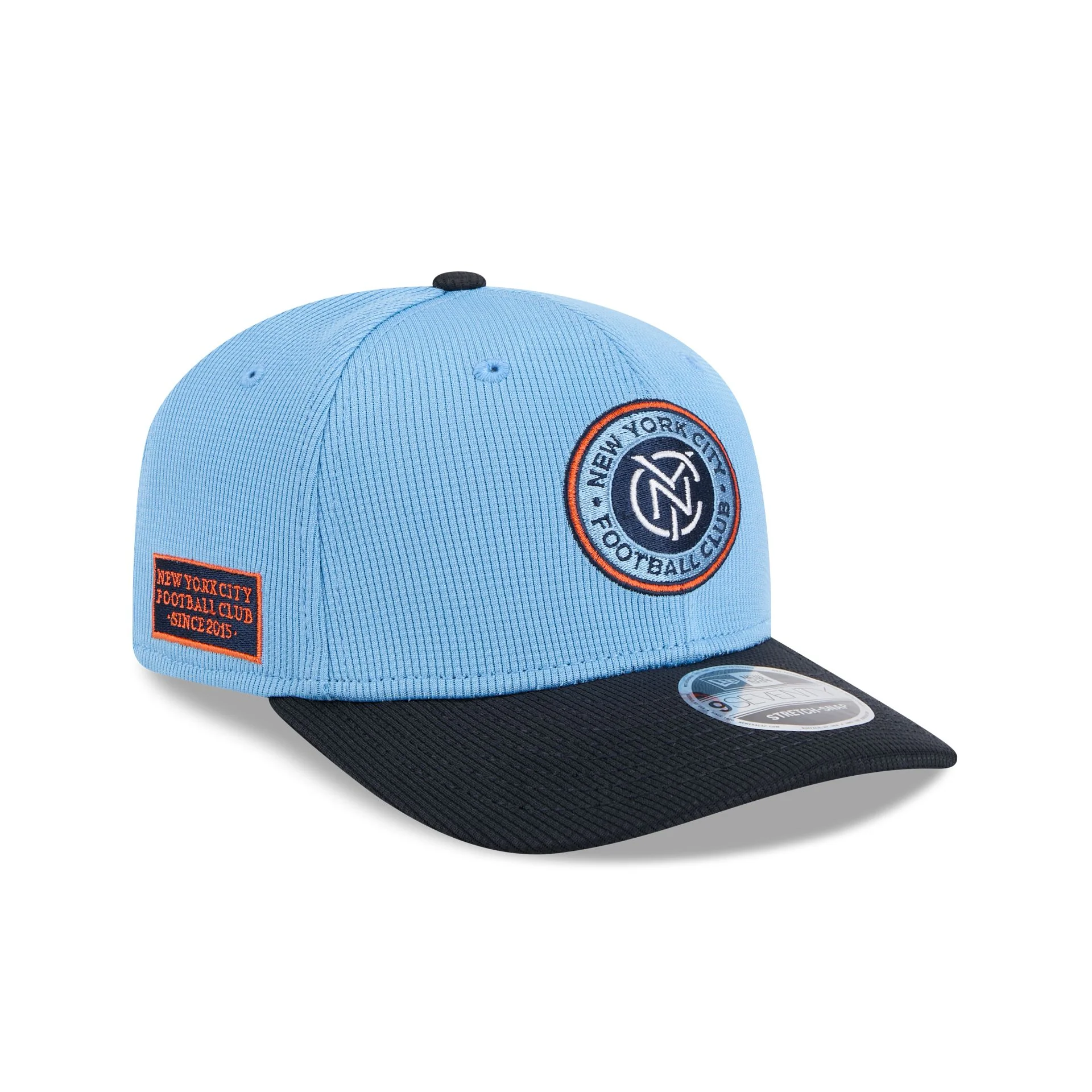 New York City FC 2025 Jersey Hook 9SEVENTY Stretch-Snap Hat