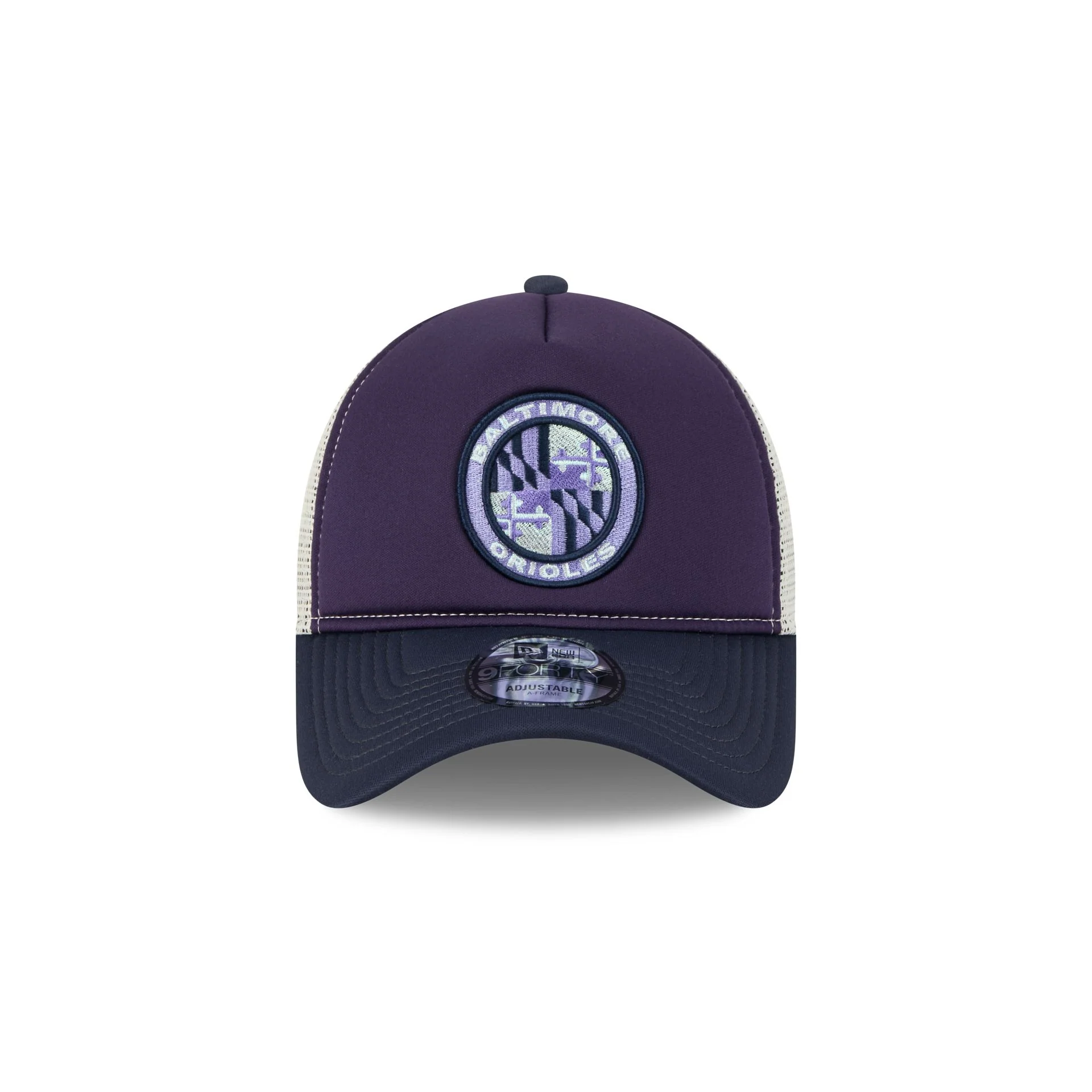 Baltimore Orioles Navy Purple 9FORTY A-Frame Trucker Hat