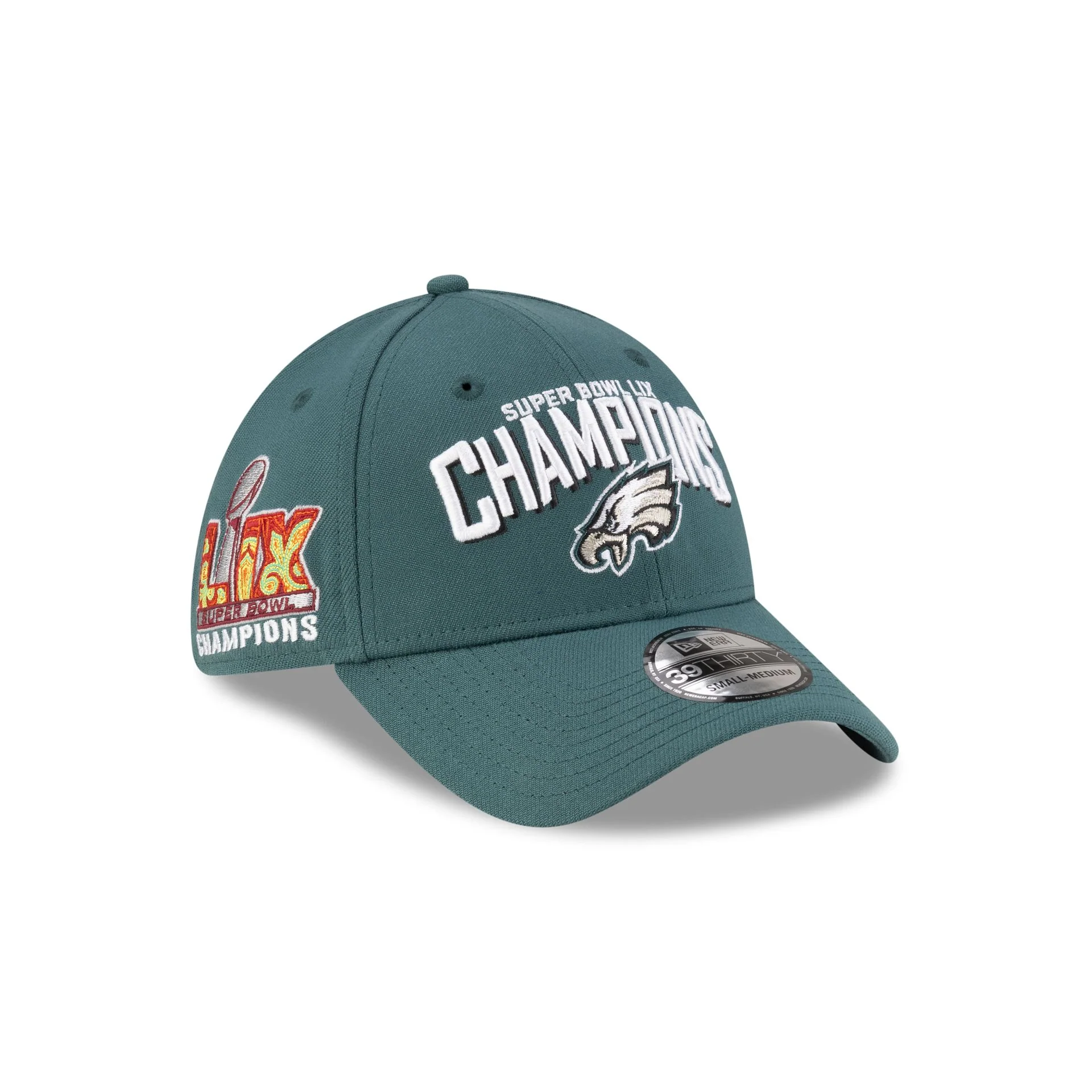 Philadelphia Eagles Super Bowl LIX Champions 39THIRTY Stretch Fit Hat