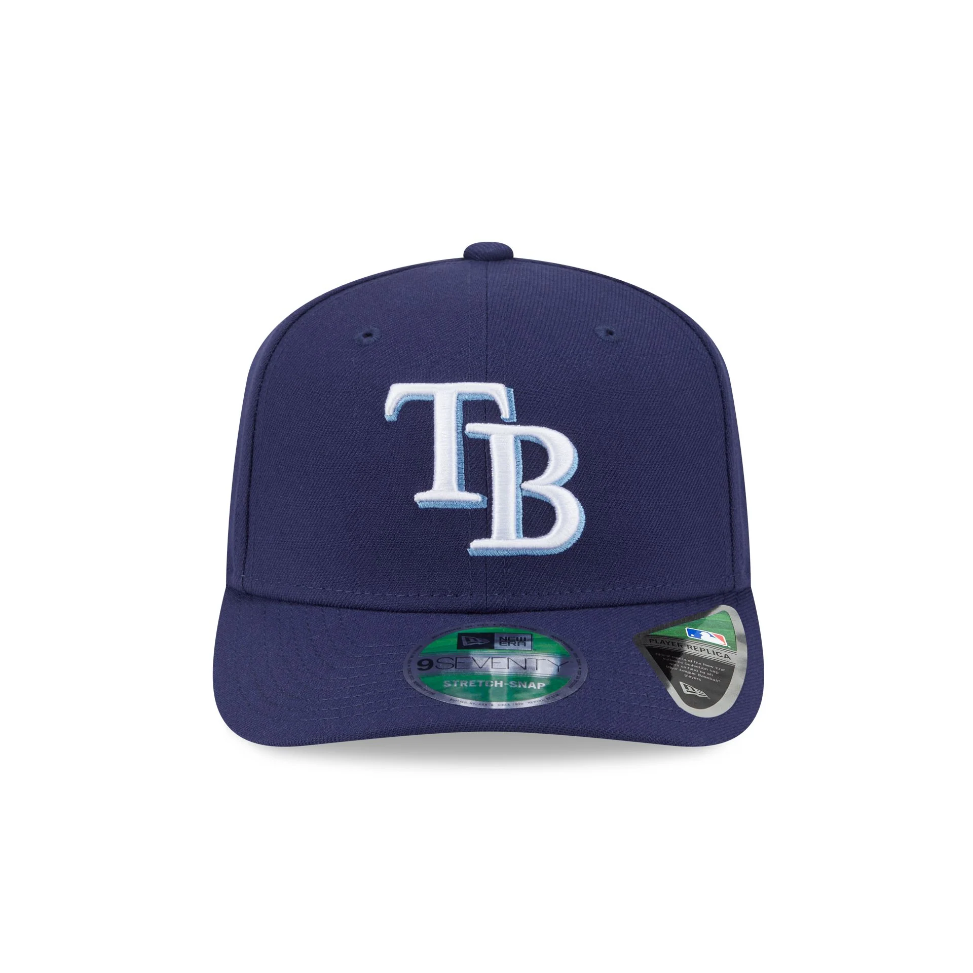 Tampa Bay Rays Game Authentic Collection 9SEVENTY Stretch-Snap Hat