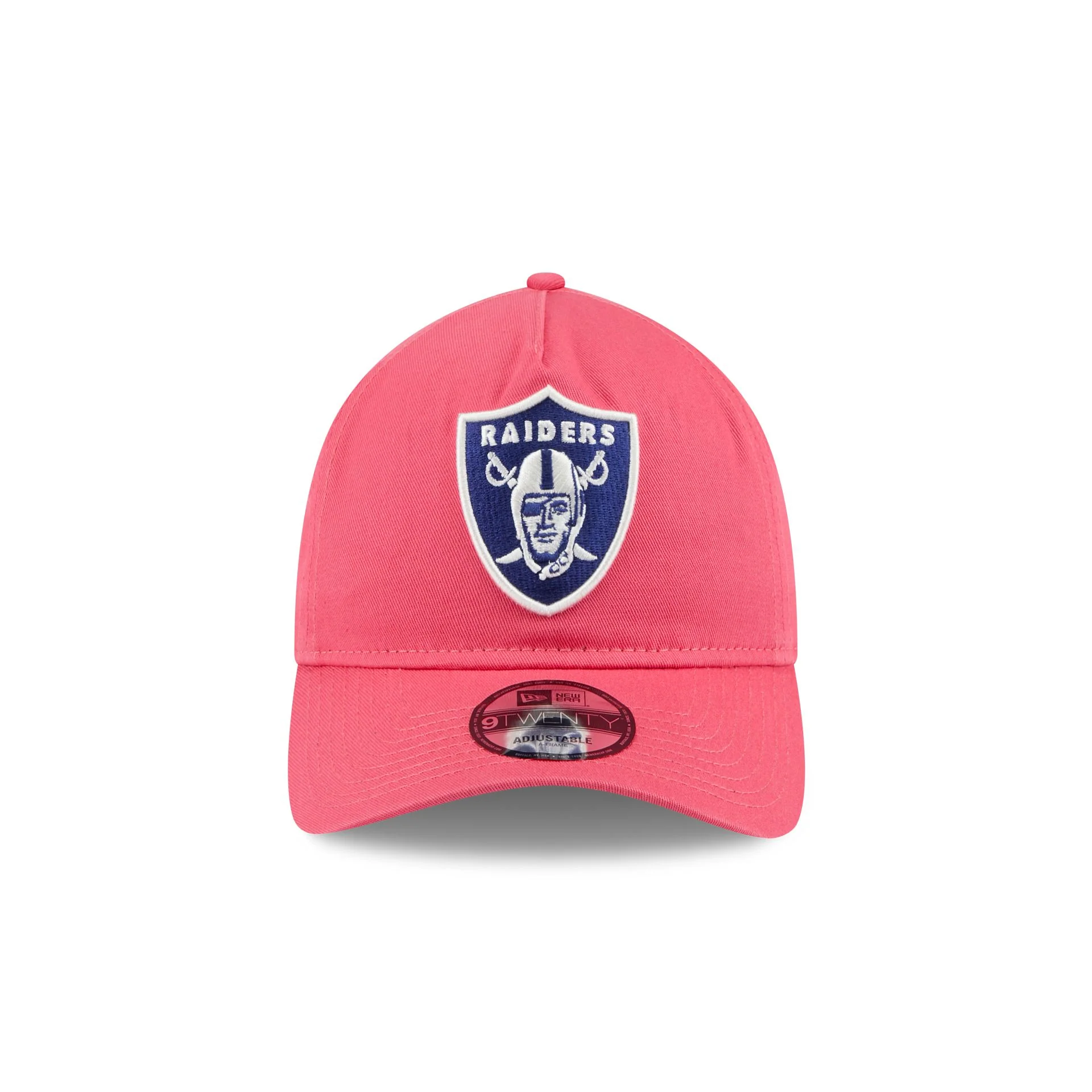 Las Vegas Raiders Coral 9TWENTY A-Frame Adjustable Hat