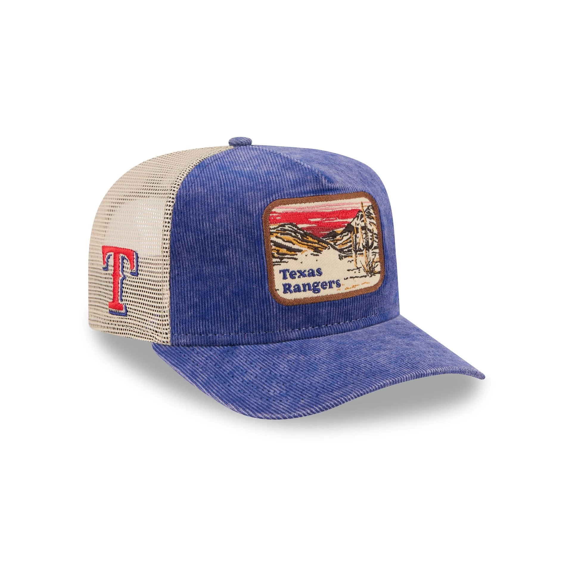 Texas Rangers Vintage Landscape 9FIFTY A-Frame Trucker Hat