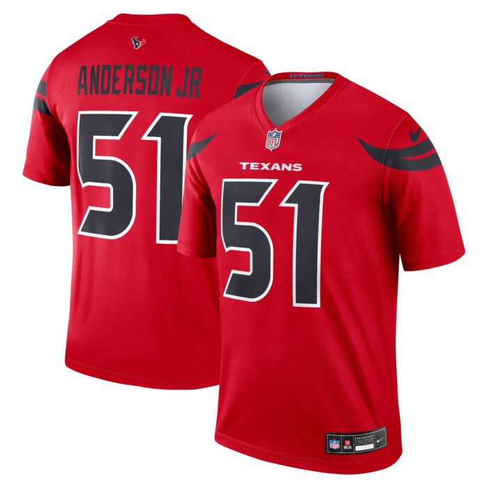 Men’s Houston Texans Will Anderson Jr. Nike Red Legend Jersey
