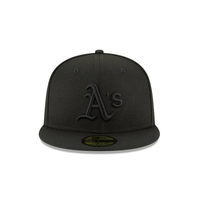 Athletics Blackout Basic 59FIFTY Fitted Hat