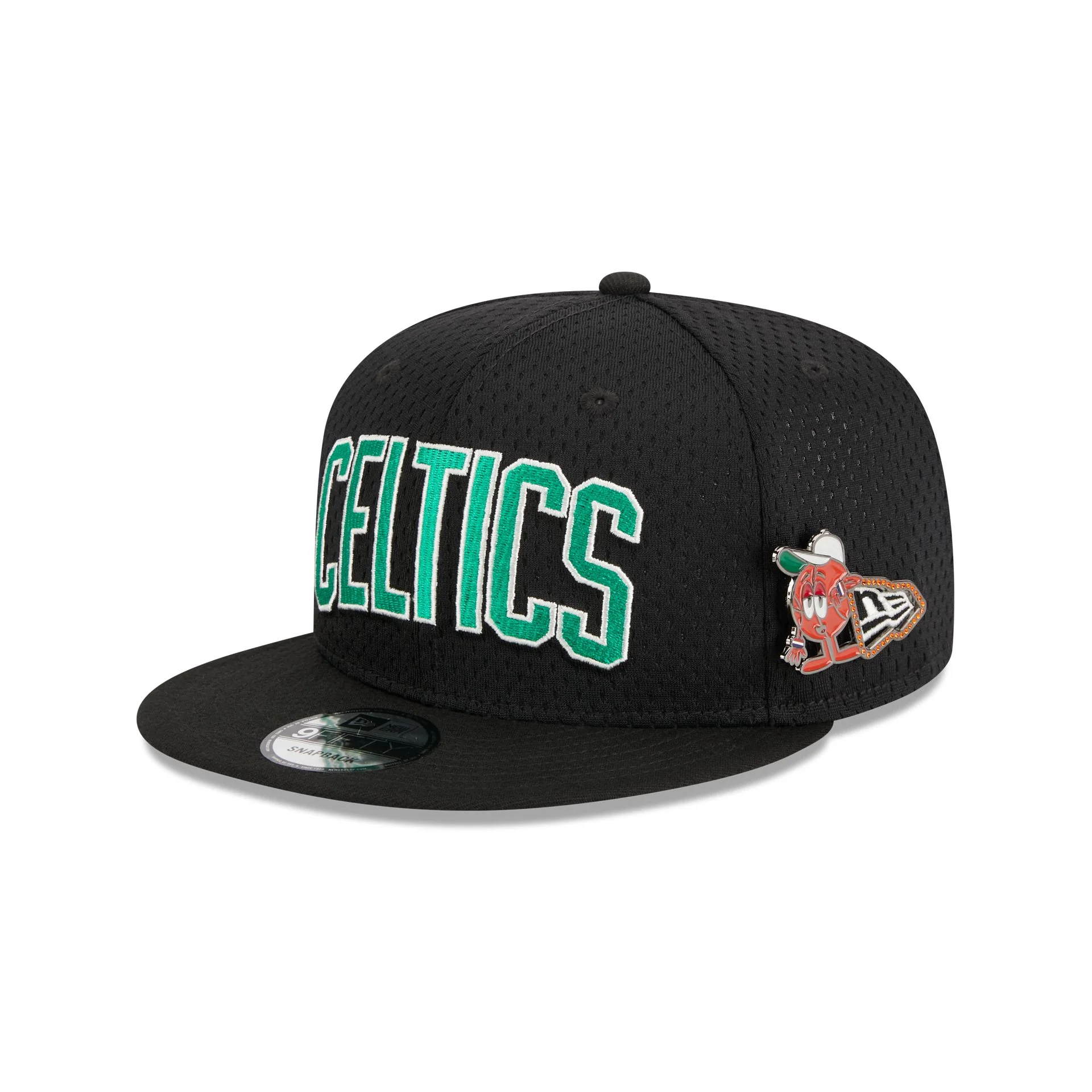 Boston Celtics Post-Up Pin 9FIFTY Snapback Hat