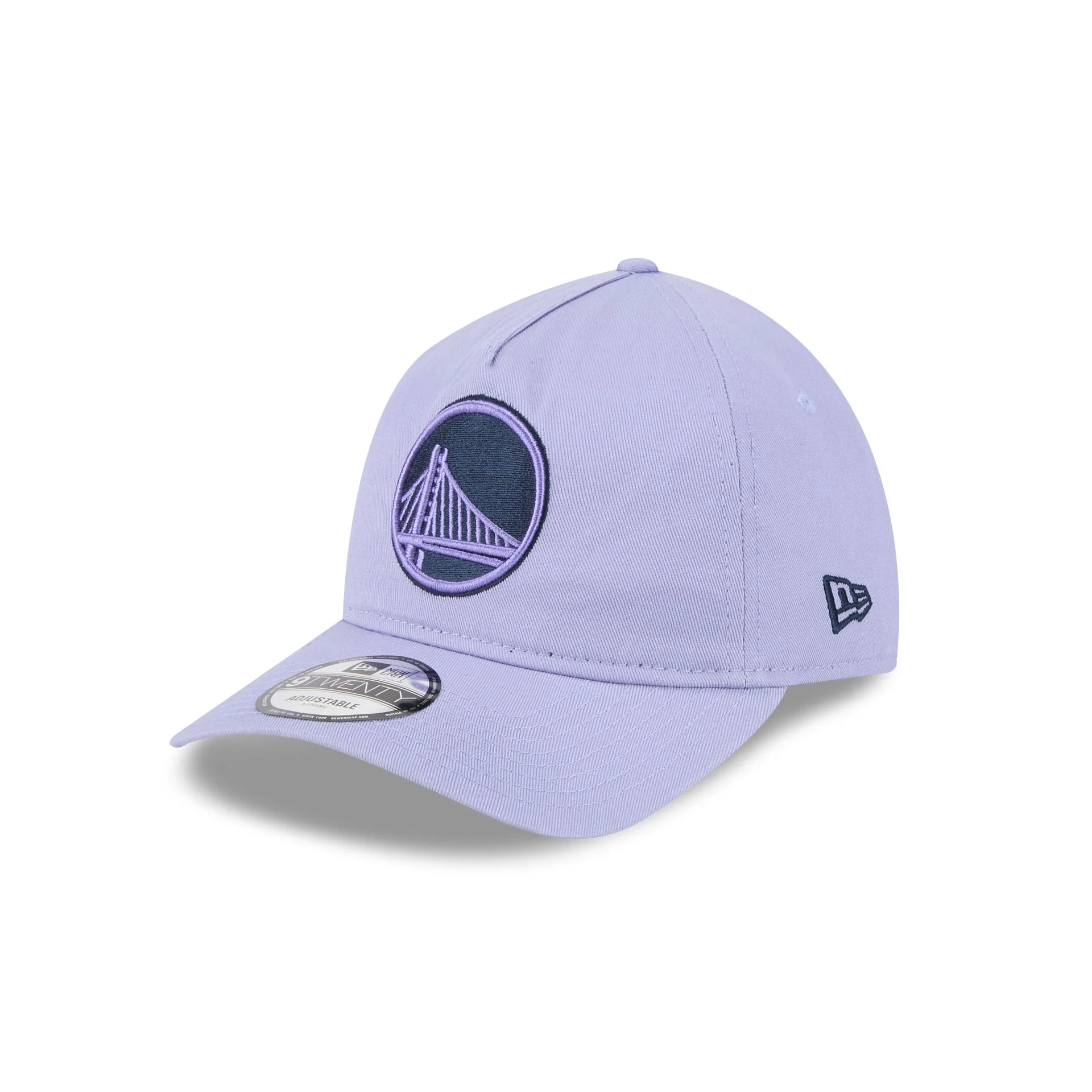 Golden State Warriors Lavender 9TWENTY A-Frame Adjustable Hat