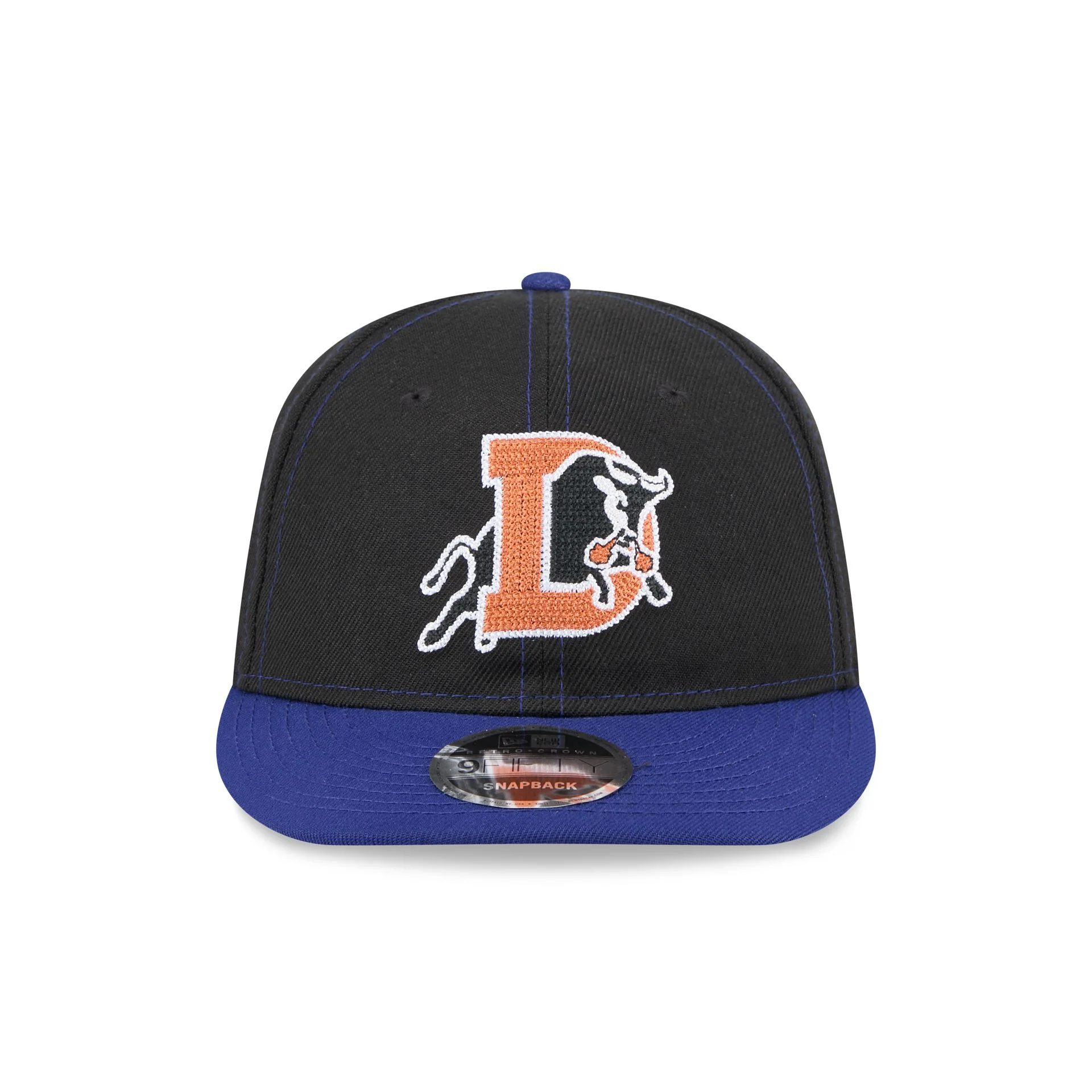 Durham Bulls Thunder Crown Retro Crown 9FIFTY Snapback Hat