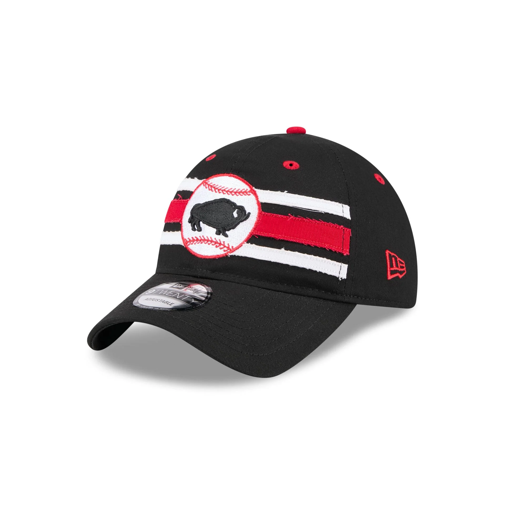 Buffalo Bisons Theme Night Black 9TWENTY Adjustable Hat