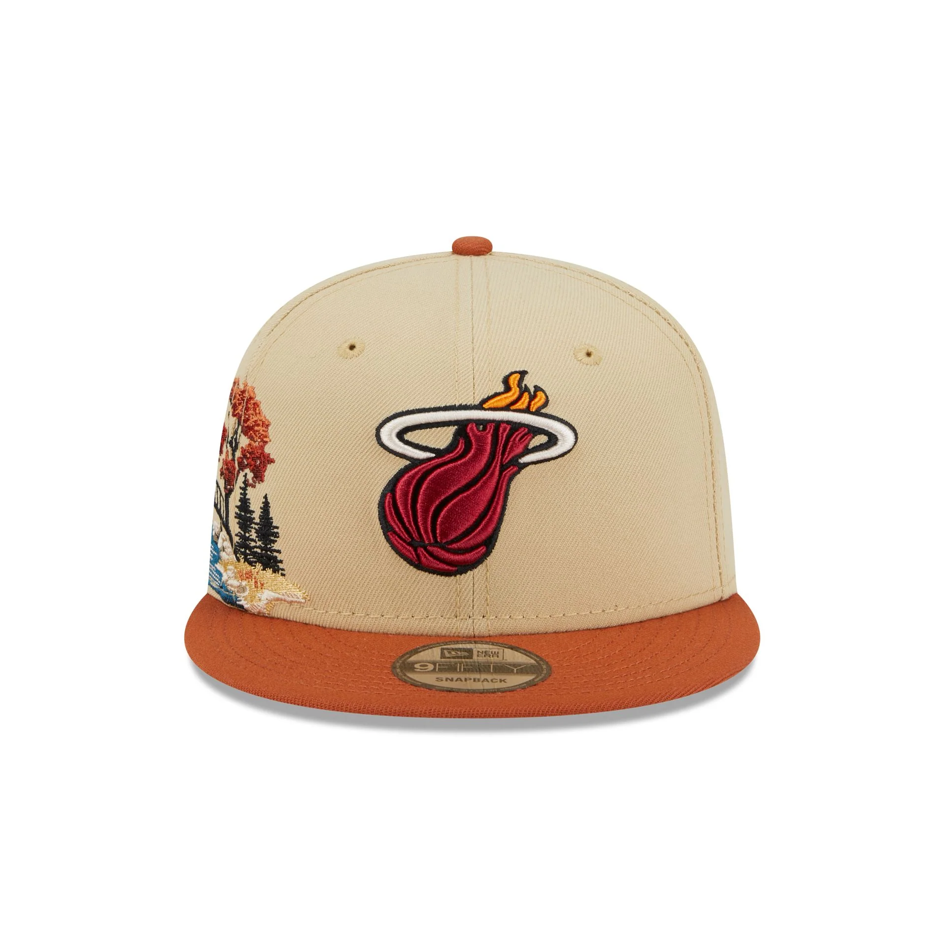 Miami Heat Fall Landscape 9FIFTY Snapback Hat