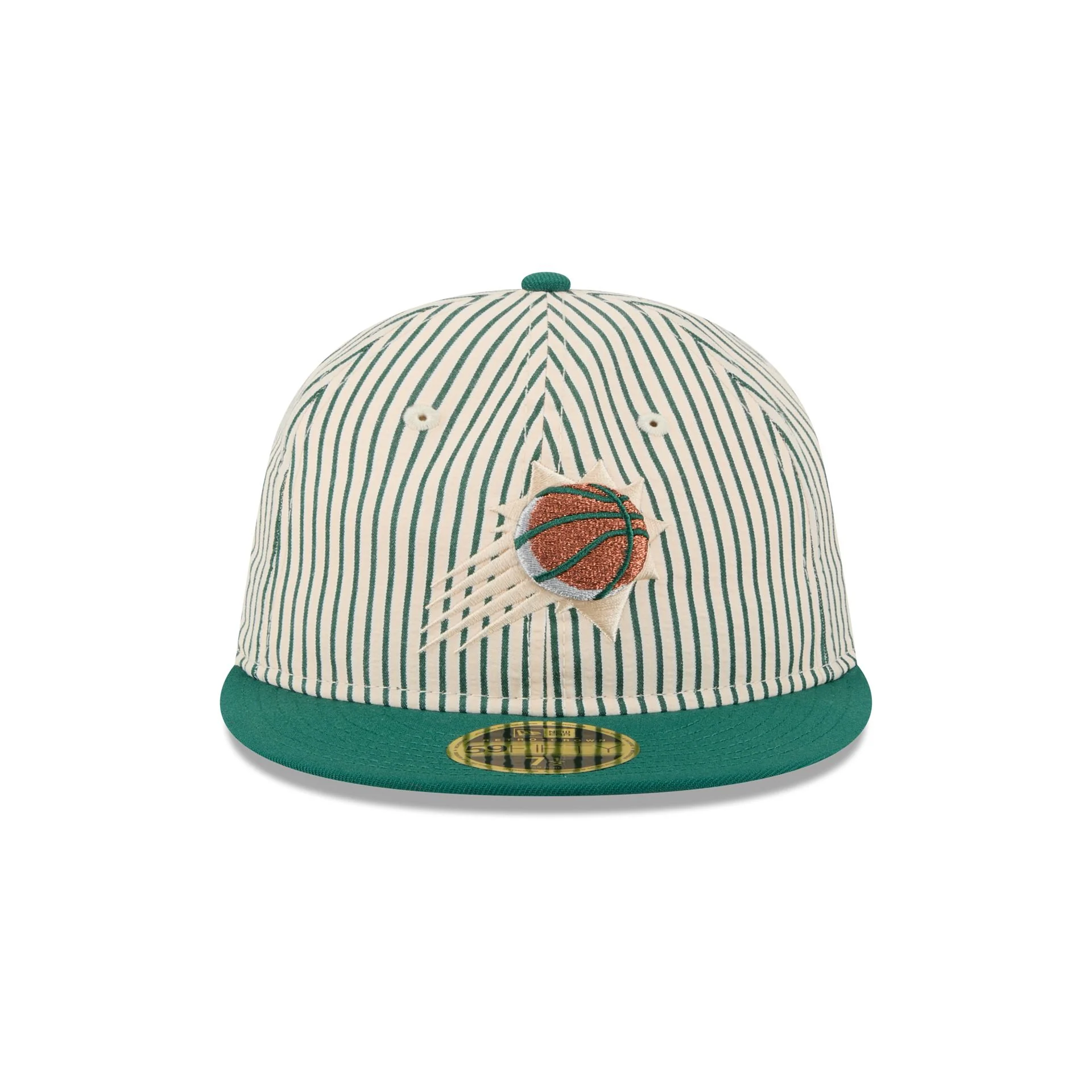 Just Caps Seersucker Phoenix Suns Retro Crown 59FIFTY Fitted Hat