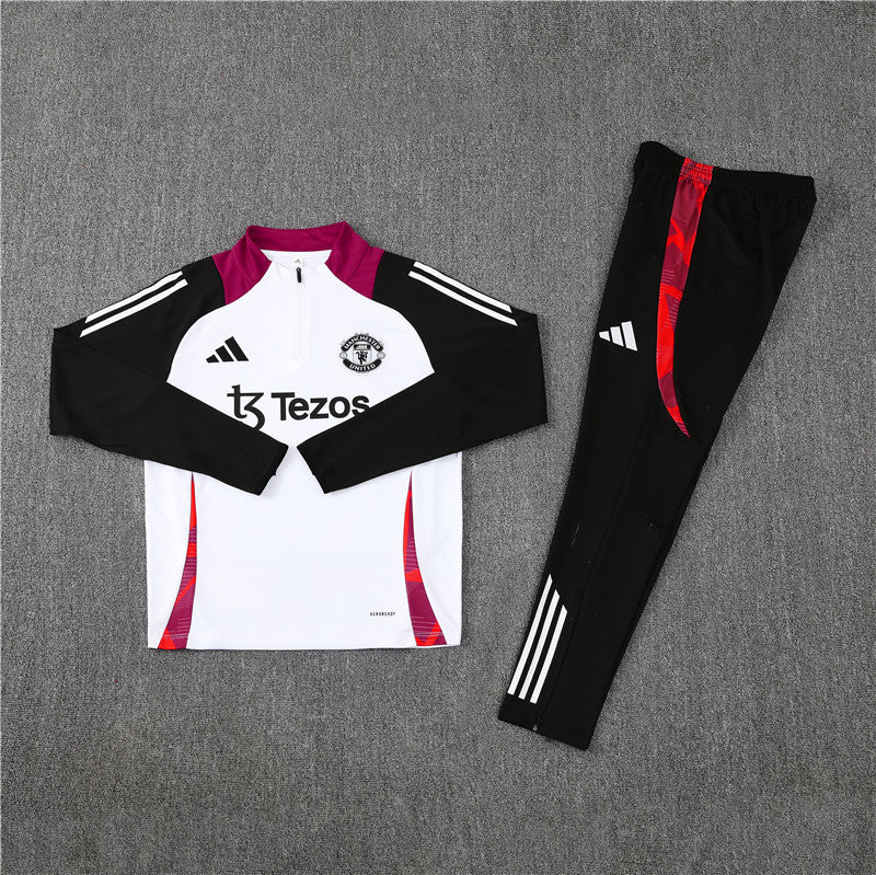 Tracksuit Manchester United White/Black Training 24/25