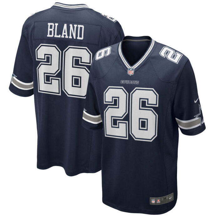 Men’s Dallas Cowboys DaRon Bland Nike Navy Game Jersey