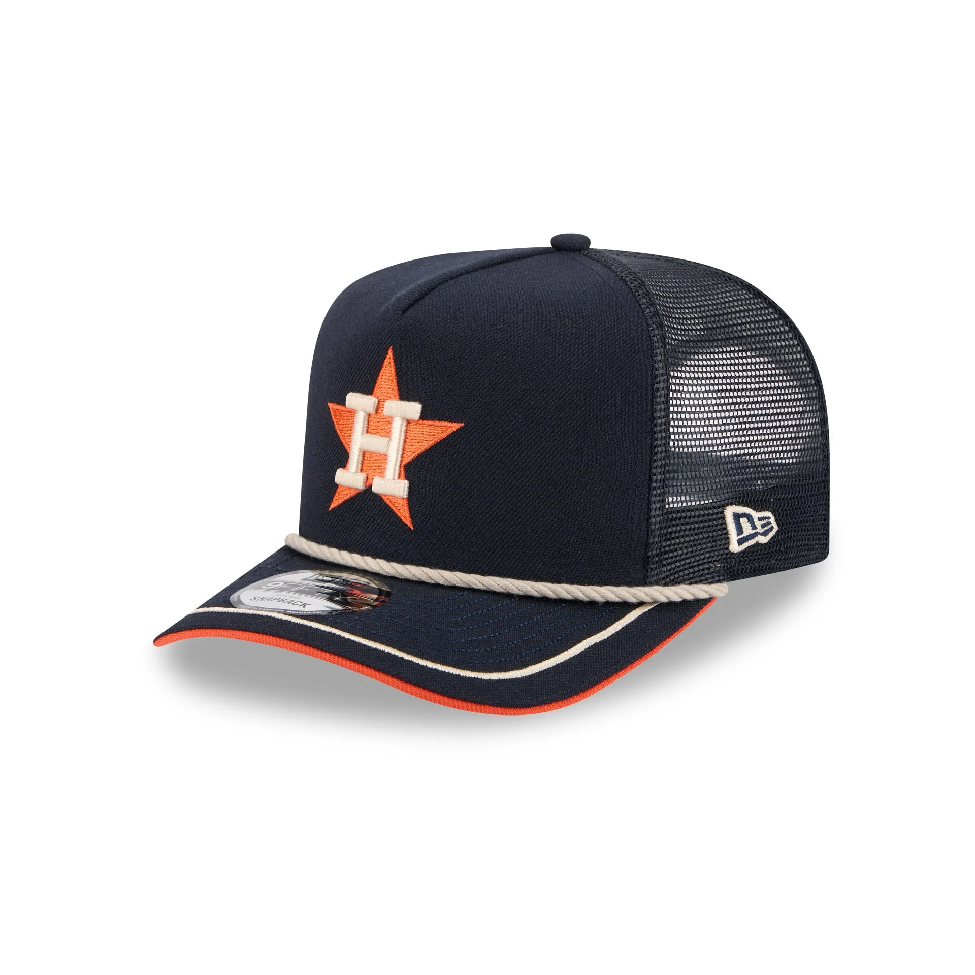 Houston Astros Vintage Team Rope 9FIFTY A-Frame Trucker