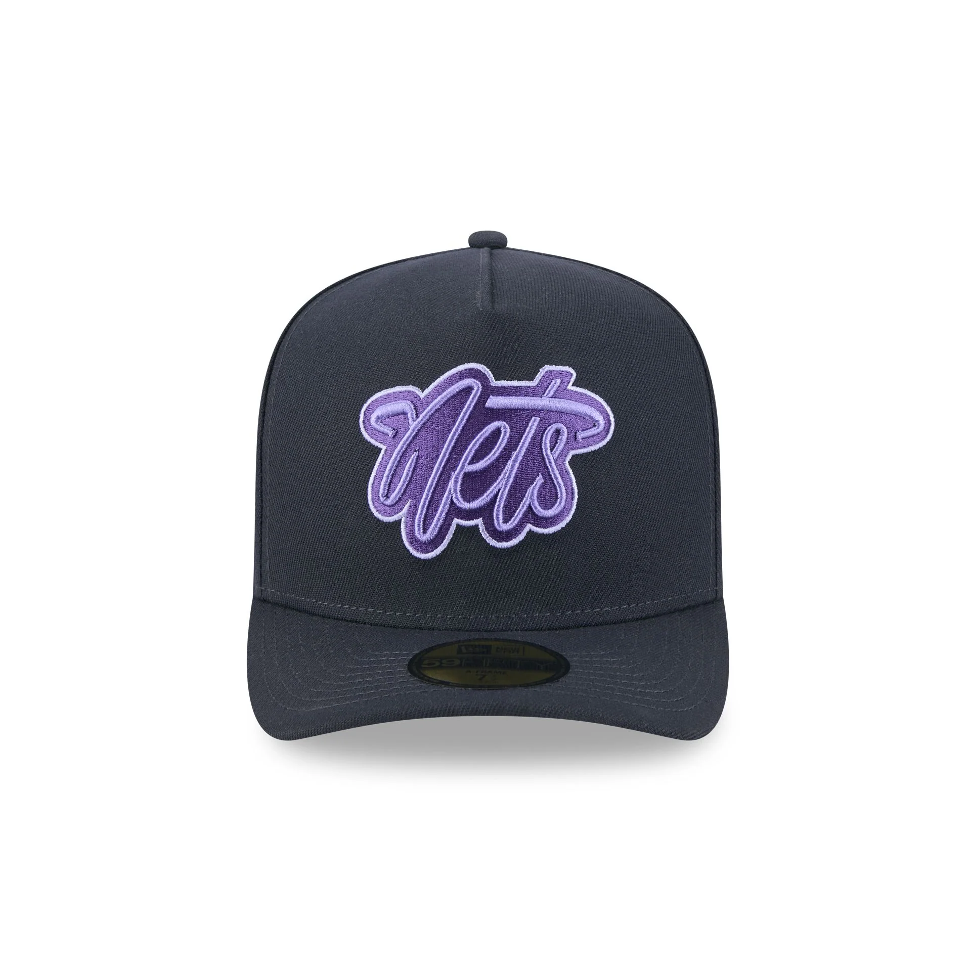 Brooklyn Nets Navy Lavender 59FIFTY A-Frame Fitted Hat