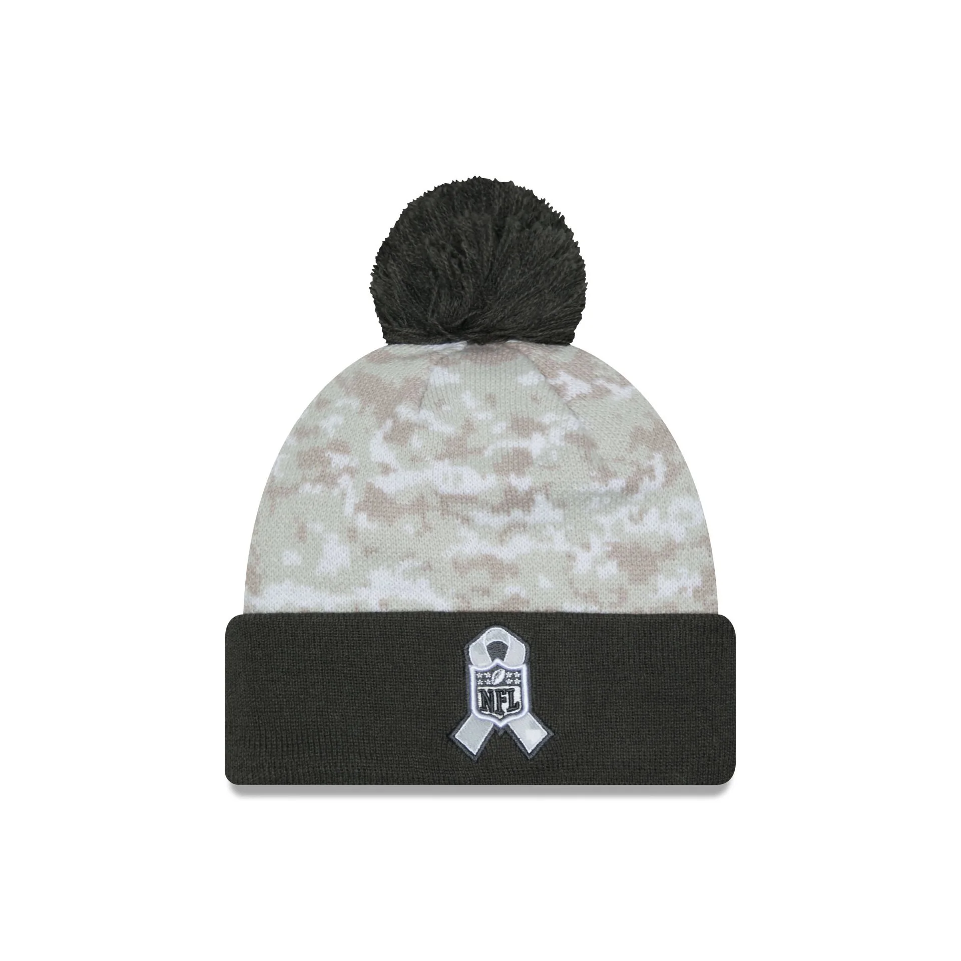 Detroit Lions 2024 Salute to Service Pom Knit Hat