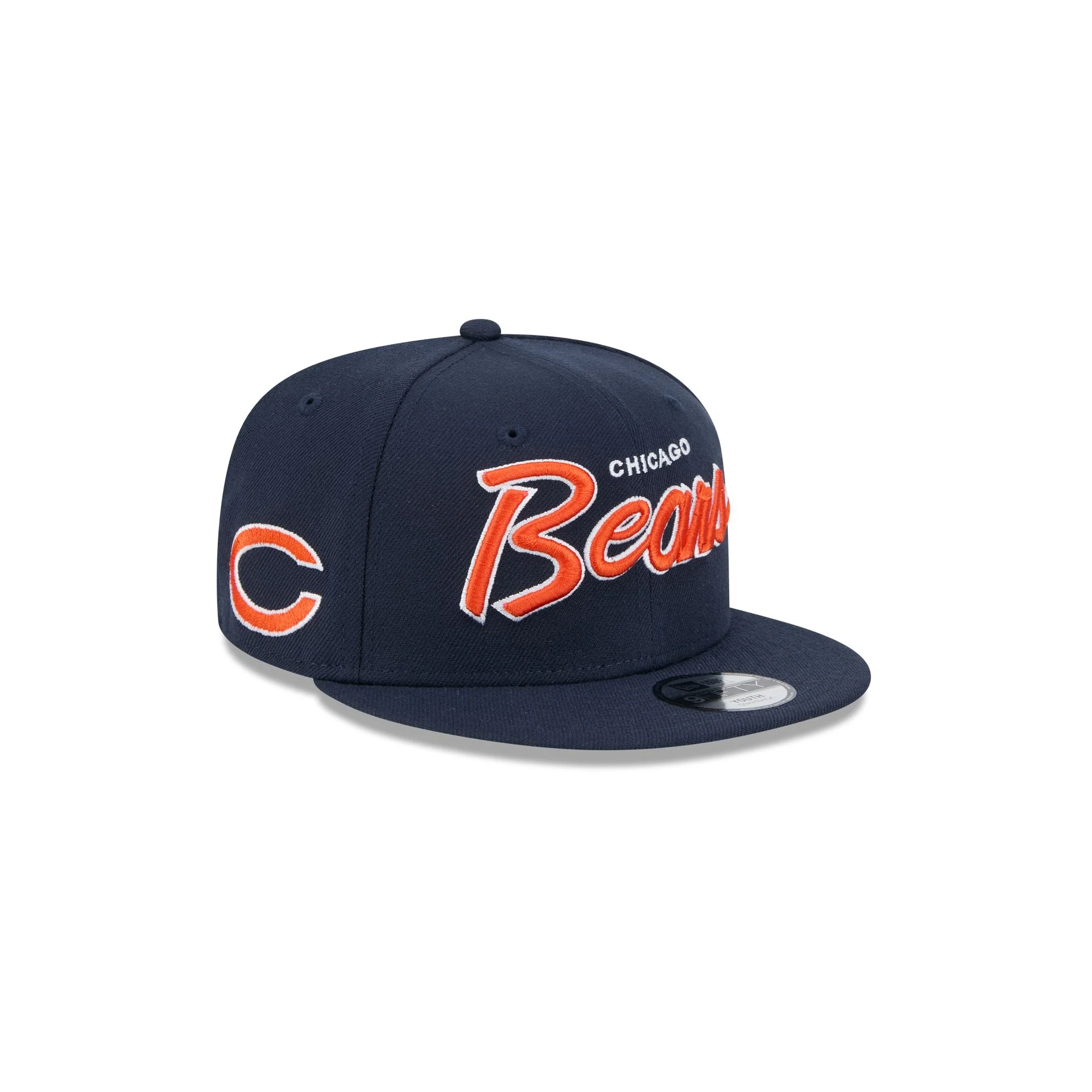 Chicago Bears Script Kids 9FIFTY Snapback Hat