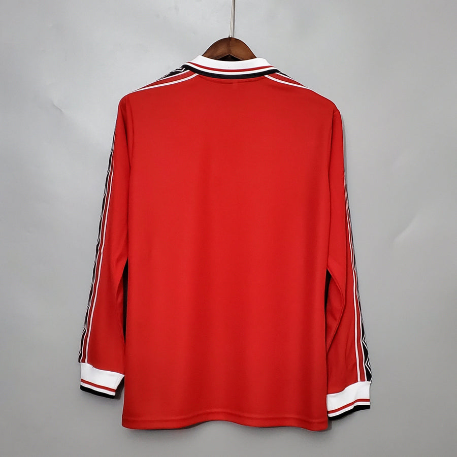 Manchester United Home Jersey 98/00 Retro Long Sleeve