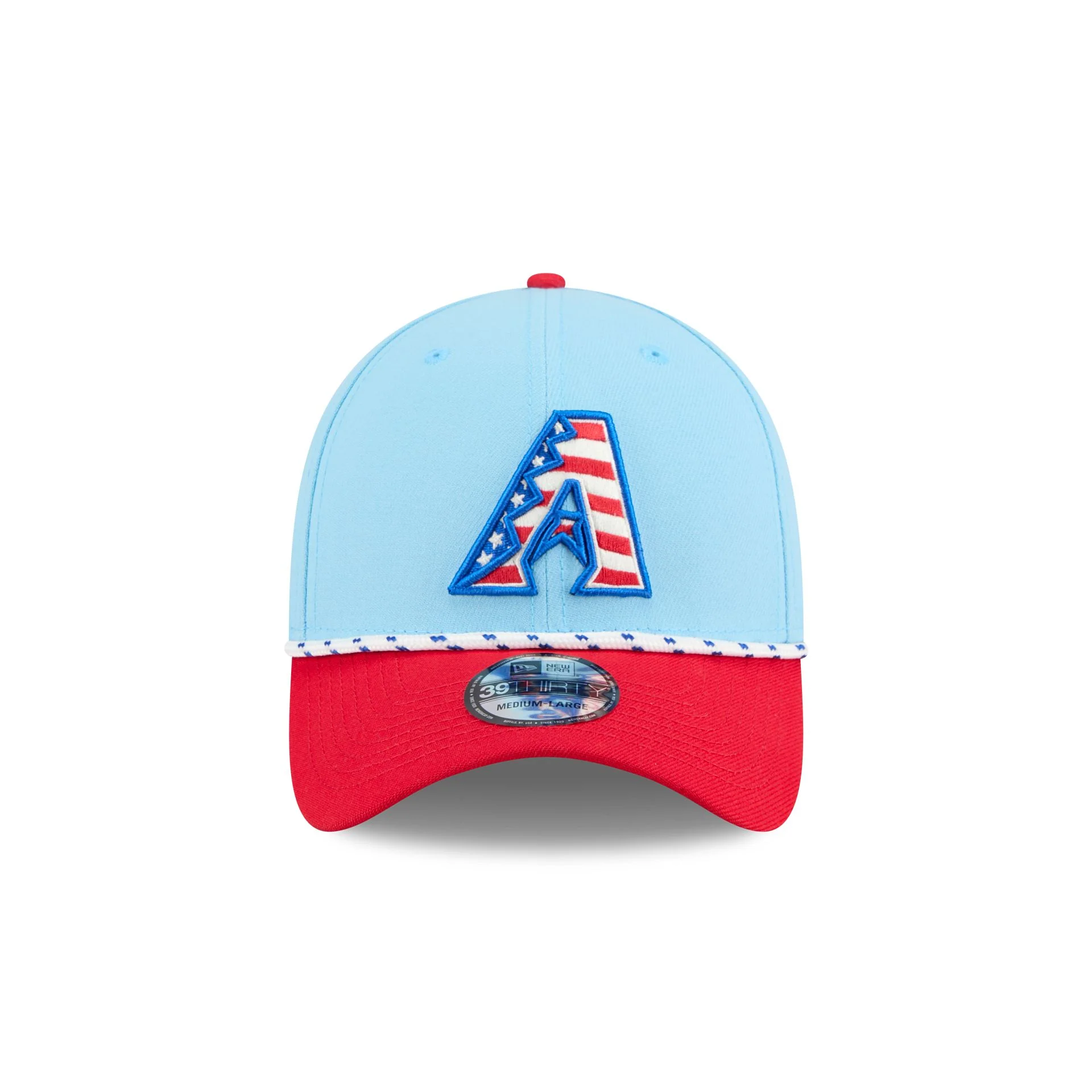 Arizona Diamondbacks Independence Day 2025 39THIRTY Stretch Fit Hat