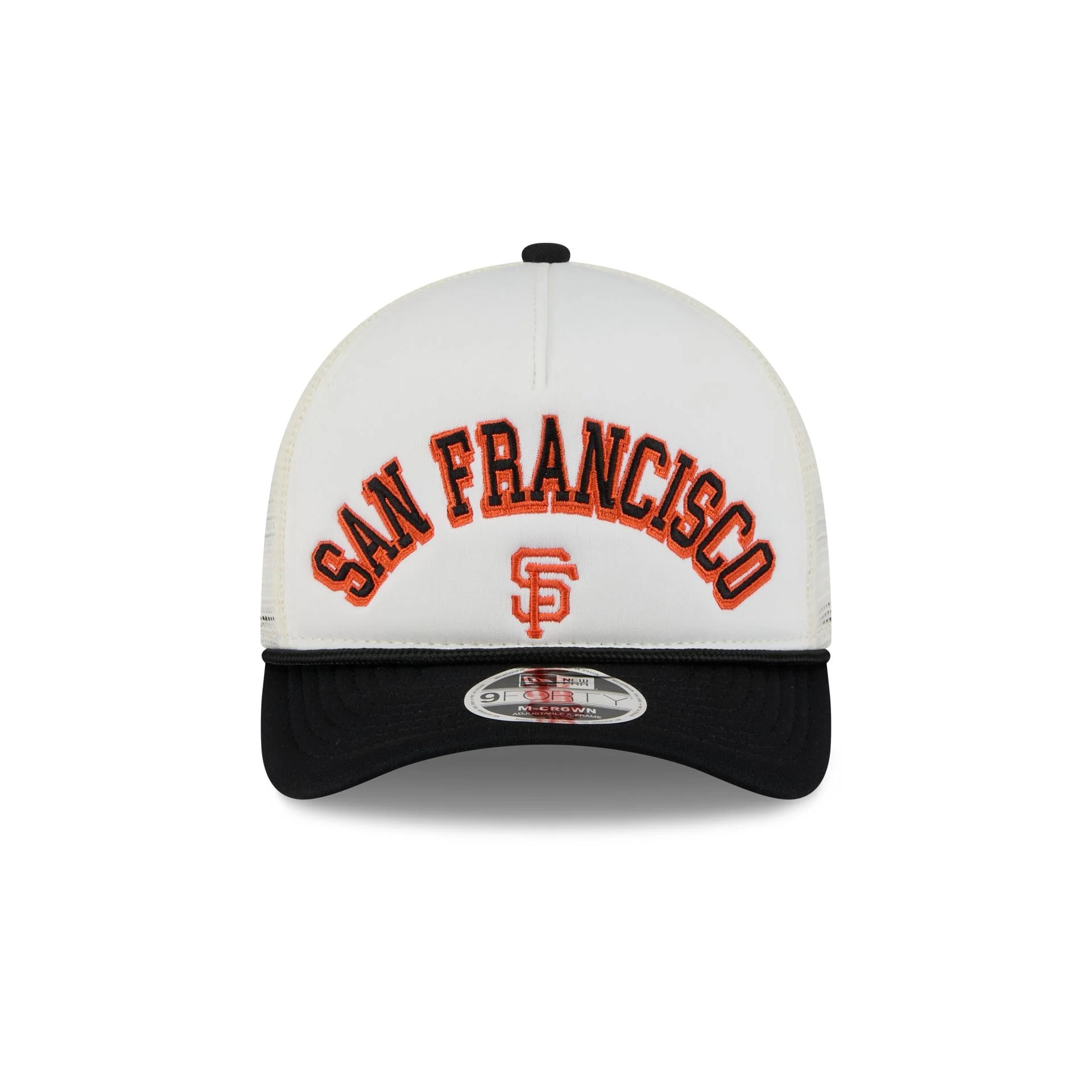 San Francisco Giants Chrome Arch 9FORTY M-Crown A-Frame Trucker Hat