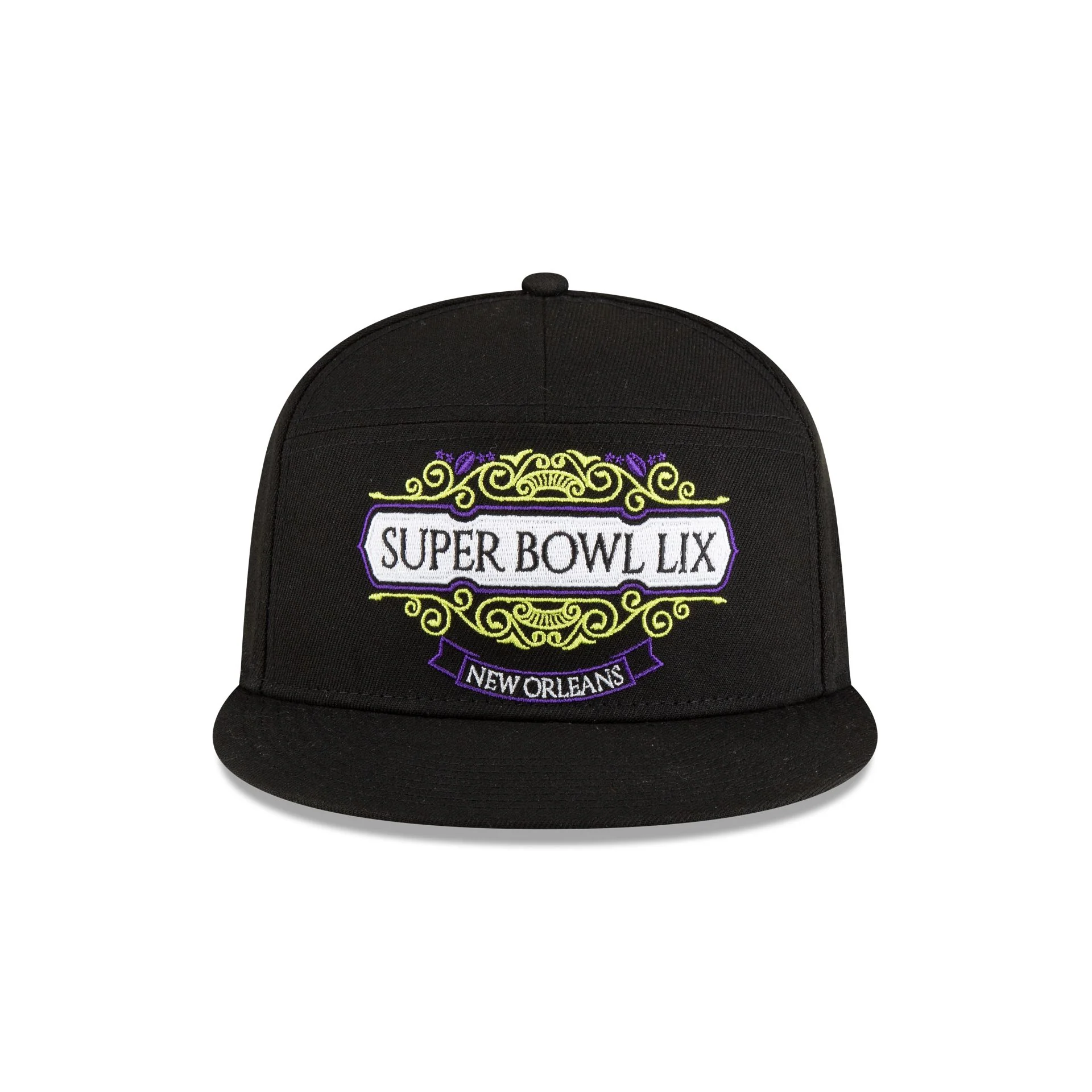 Kansas City Chiefs Super Bowl LIX Tarmac 9FIFTY Split Panel Snapback Hat