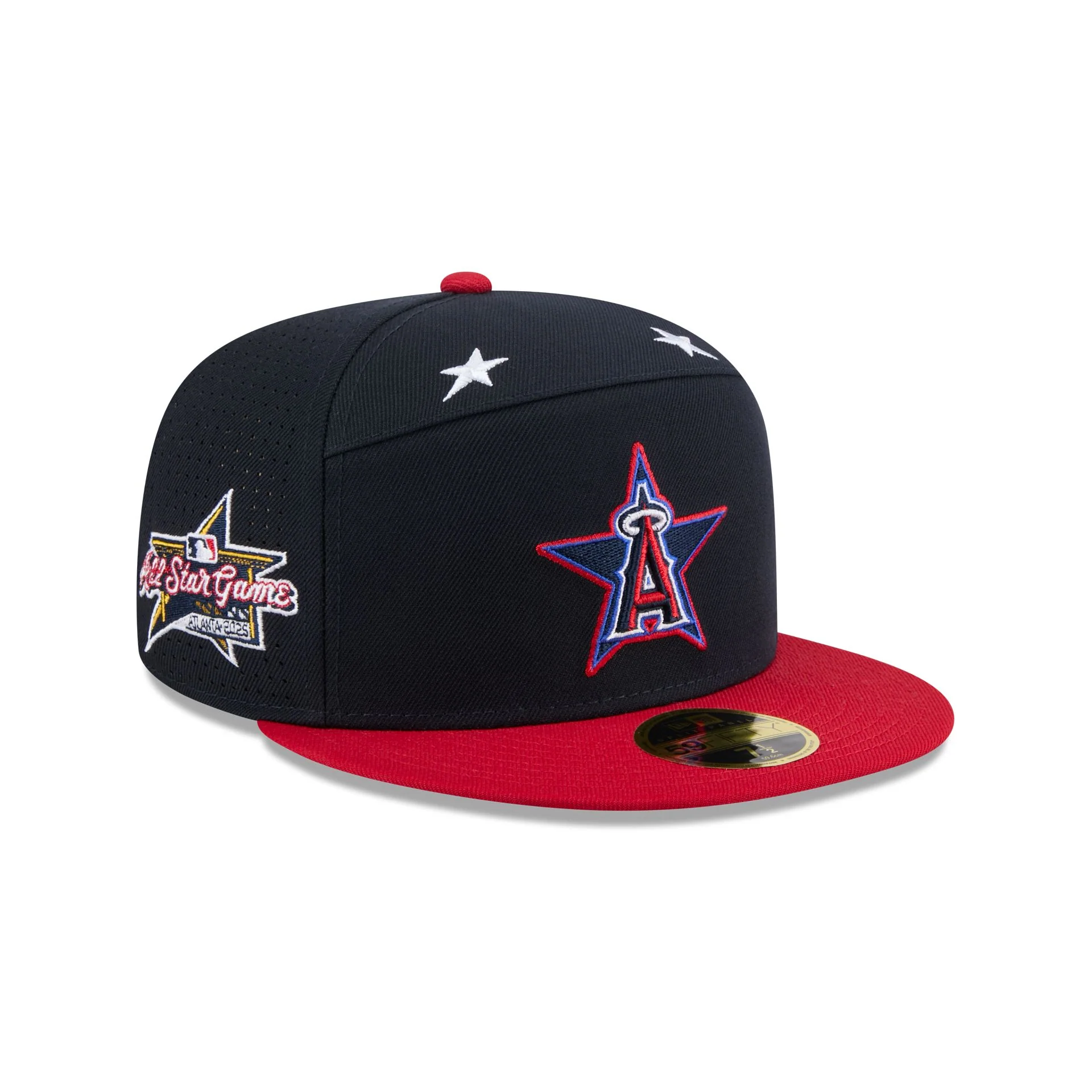 Los Angeles Angels 2025 All-Star Game Workout Split Panel 59FIFTY Fitted Hat