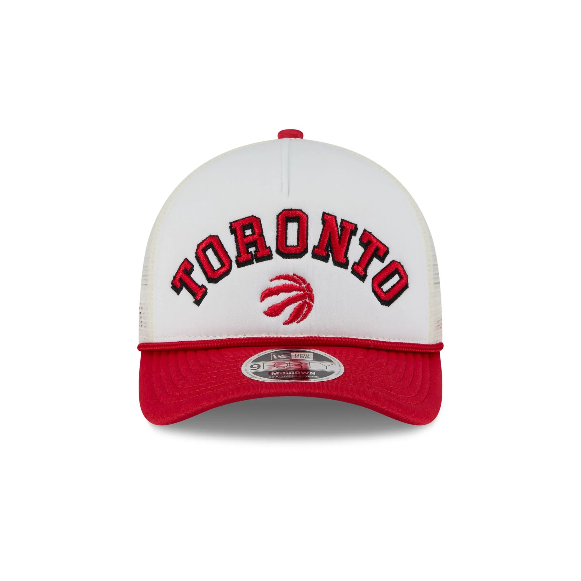 Toronto Raptors Chrome Arch 9FORTY M-Crown A-Frame Trucker Hat