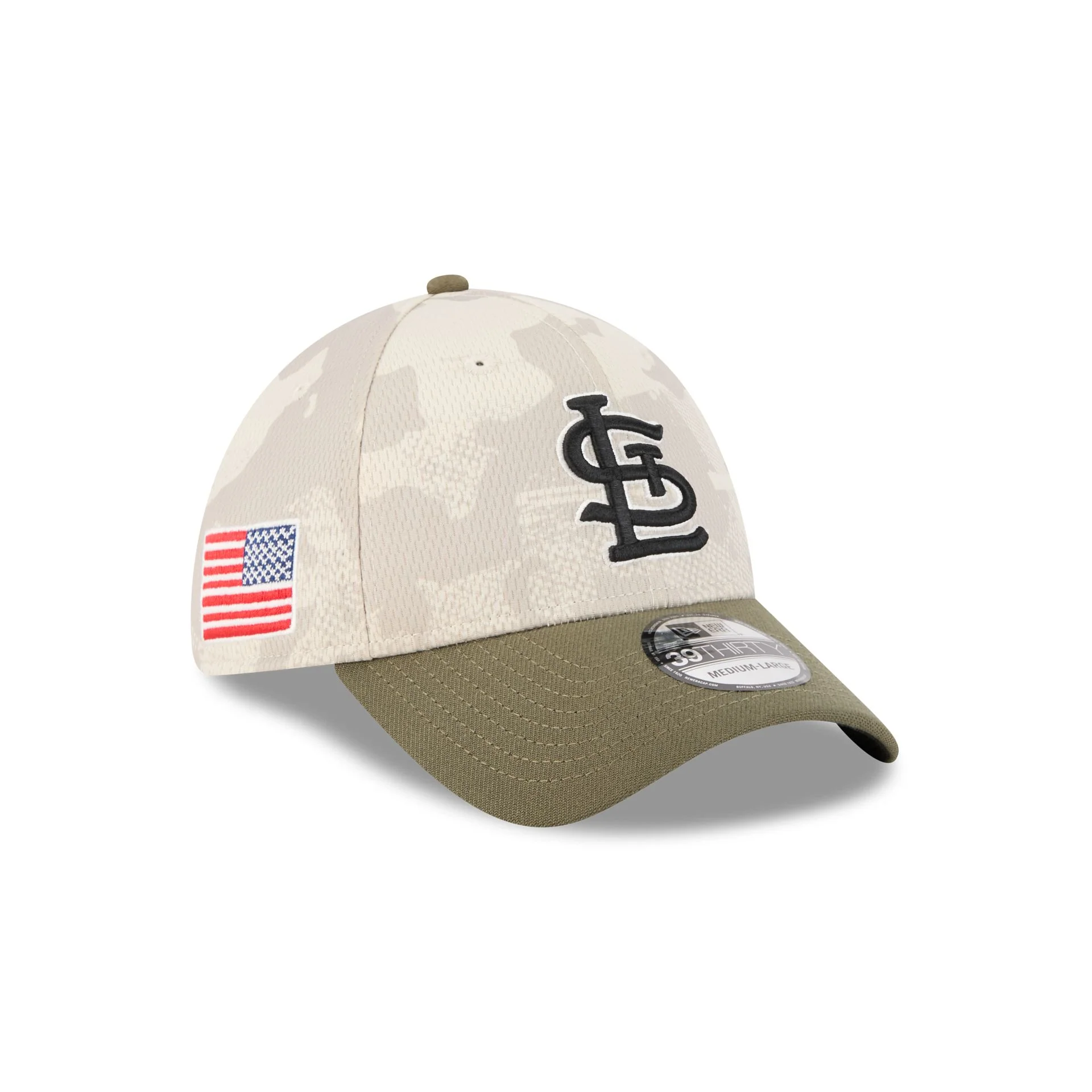 St. Louis Cardinals Armed Forces Day 2025 39THIRTY Stretch Fit Hat