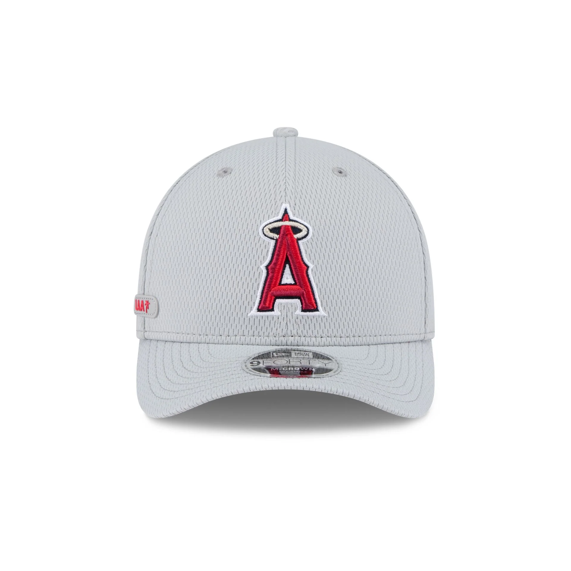 Los Angeles Angels 2025 Clubhouse Gray 9FORTY M-Crown Snapback Hat