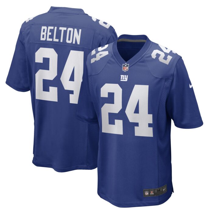 Men’s New York Giants Dane Belton Nike Royal Game Player Jersey