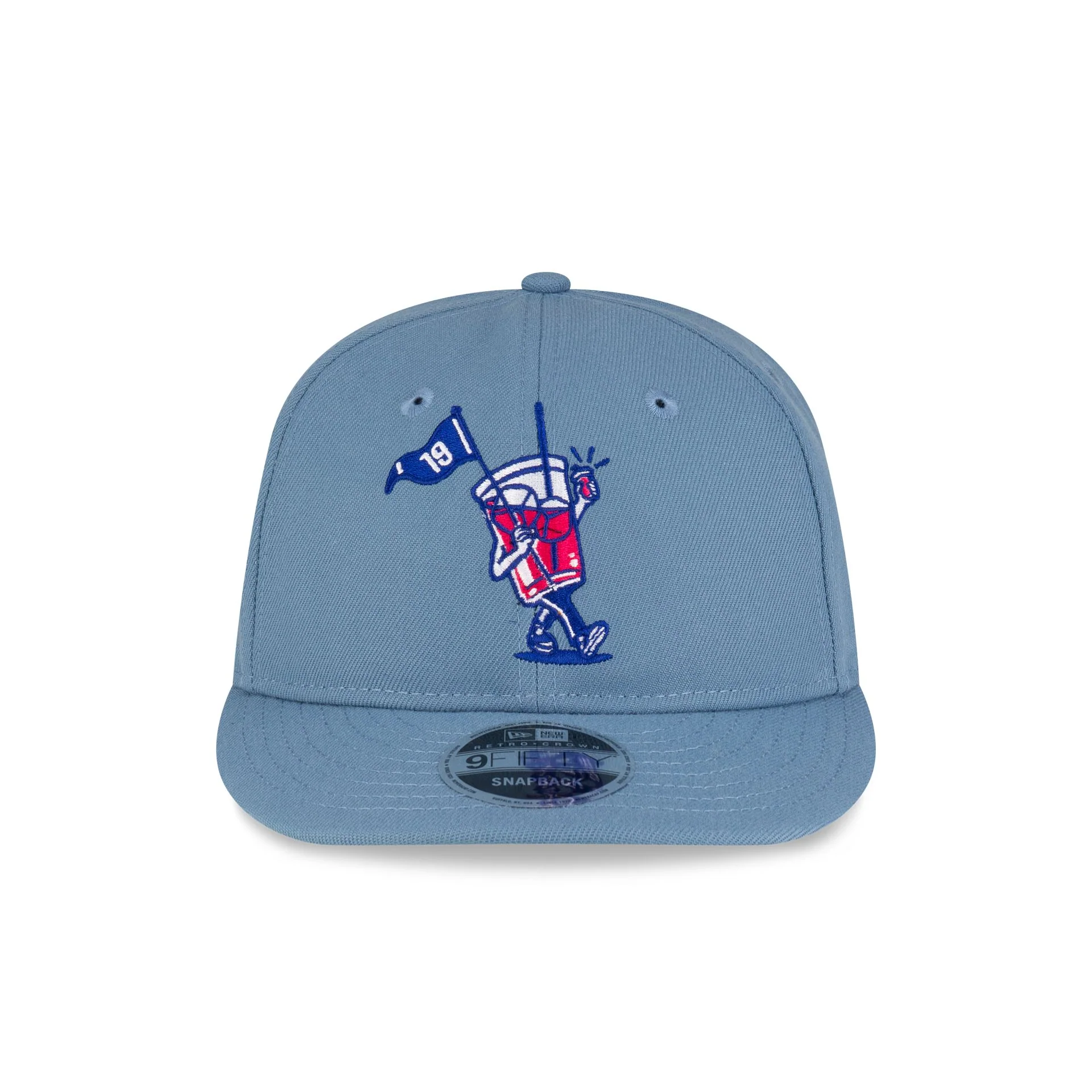 Fade Golf Blue Retro Crown 9FIFTY Snapback Hat