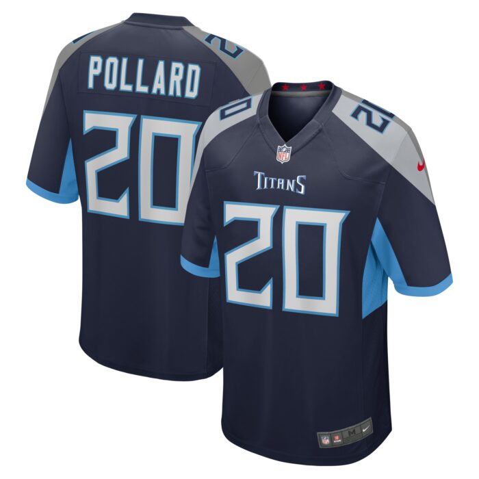 Men’s Tennessee Titans Tony Pollard Nike Navy Game Player Jersey