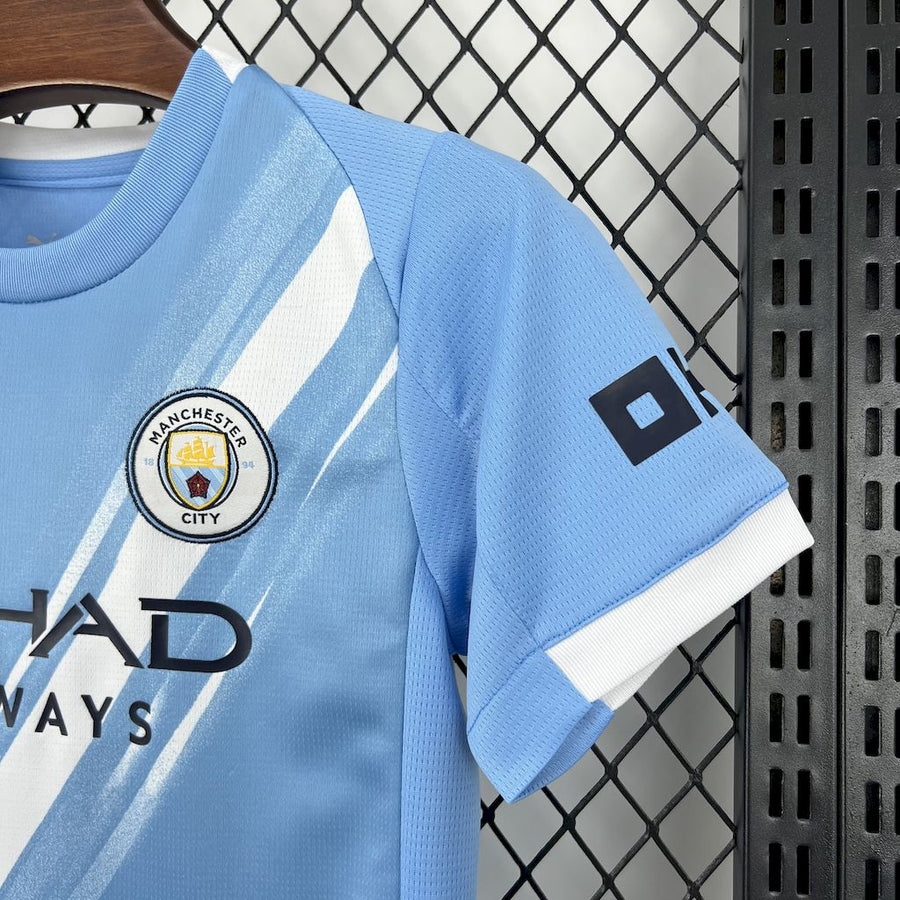 Manchester City Home 25/26 Kit Kids