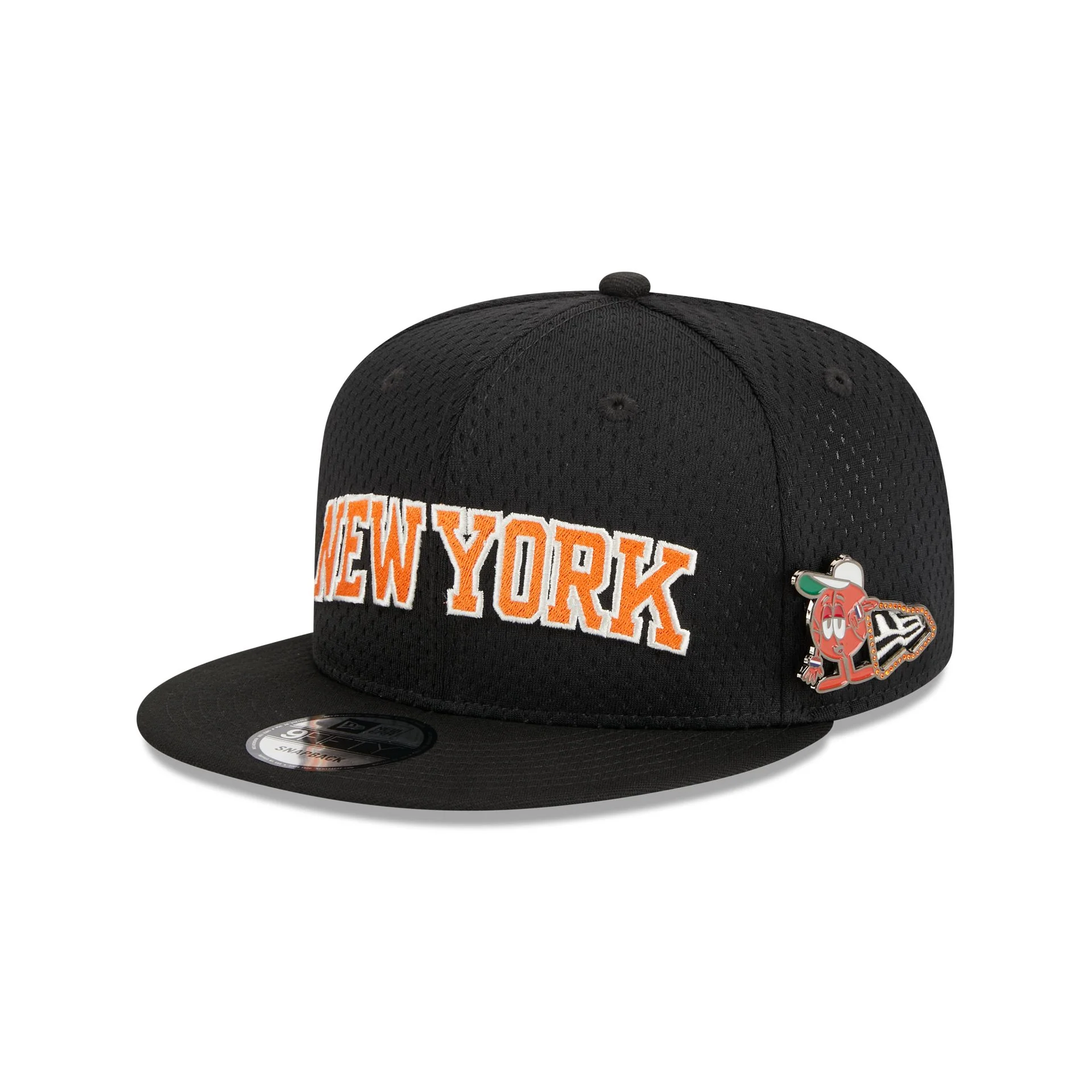 New York Knicks Post-Up Pin 9FIFTY Snapback Hat