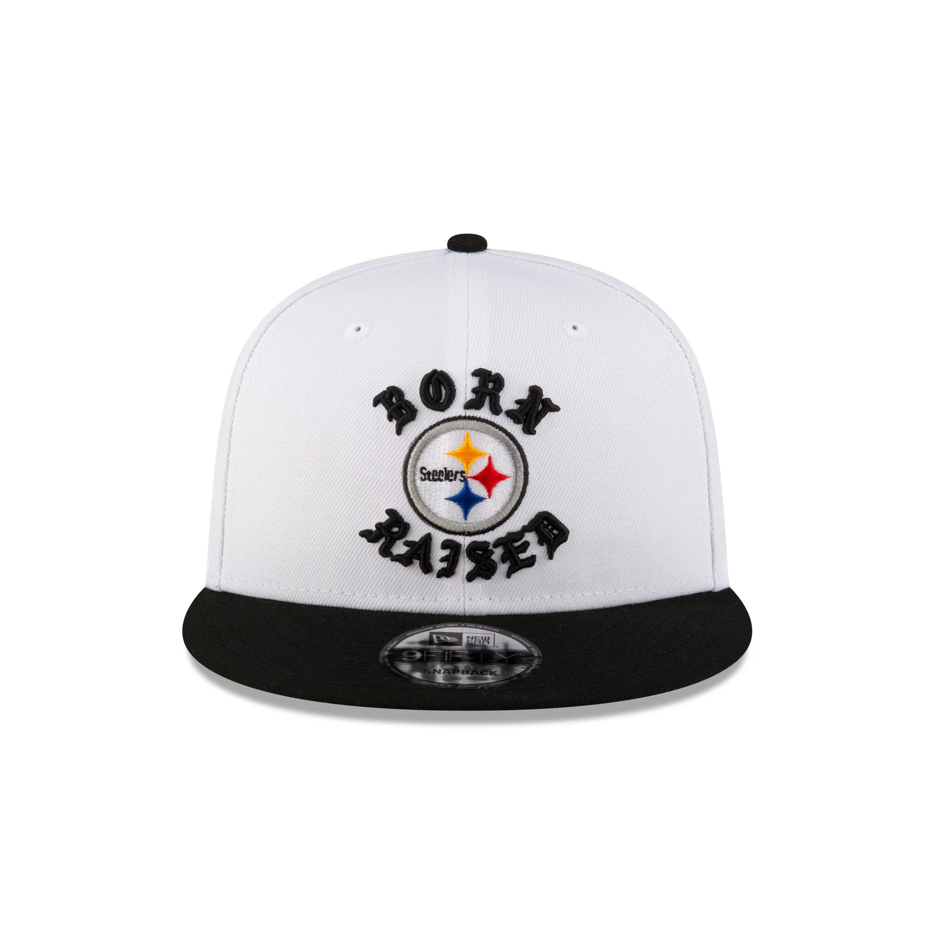 Born x Raised Pittsburgh Steelers White 9FIFTY Snapback