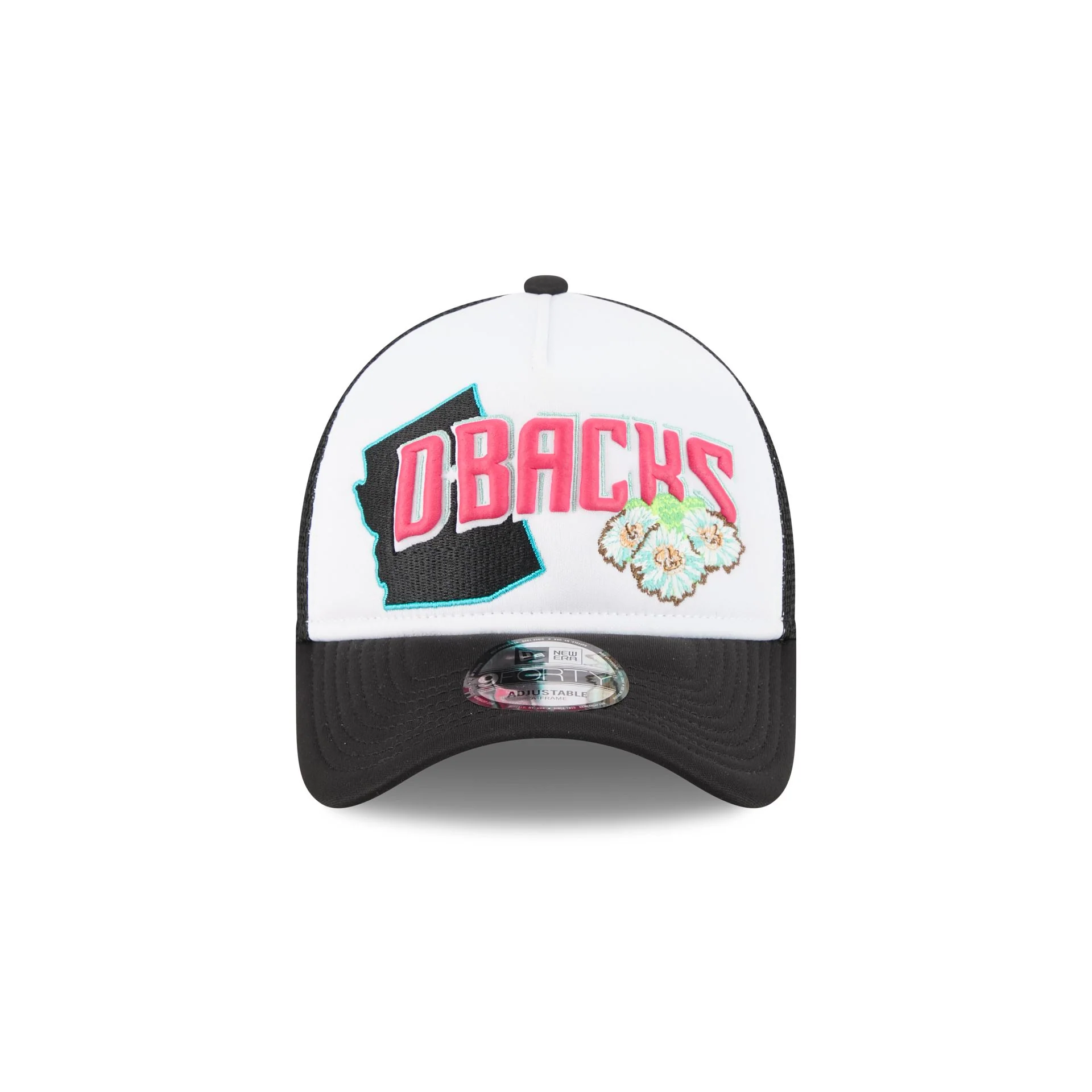 Arizona Diamondbacks State Flower 9FORTY A-Frame Trucker Hat