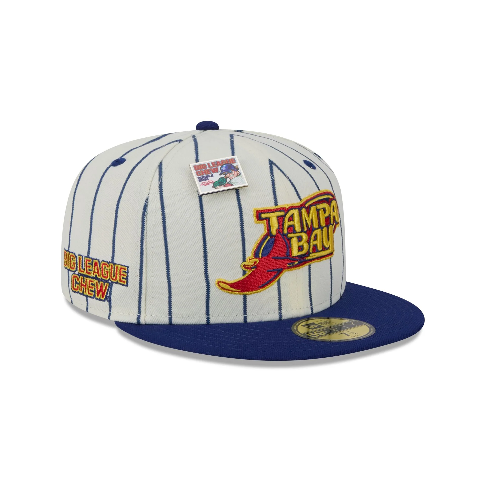 Big League Chew X Tampa Bay Rays Pinstripe 59FIFTY Fitted Hat