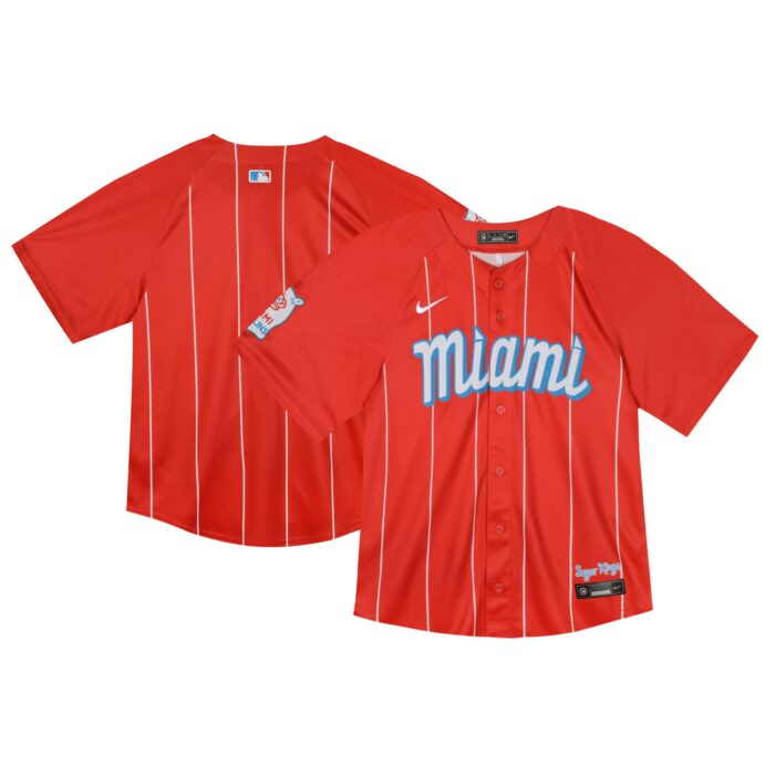 Toddler Miami Marlins  Nike Red City Connect Limited Jersey