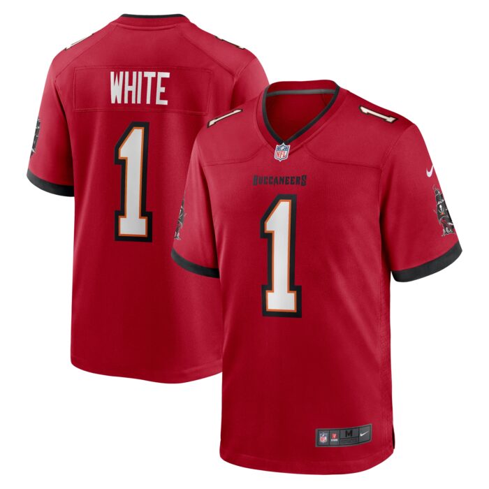 Men’s Tampa Bay Buccaneers Rachaad White Nike Red Game Player Jersey