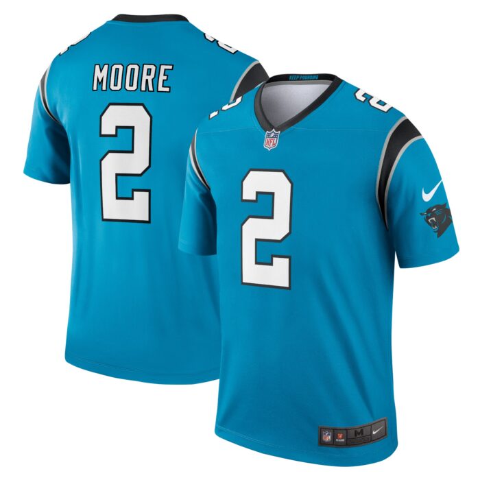 Men’s Carolina Panthers D.J. Moore Nike Blue Legend Jersey