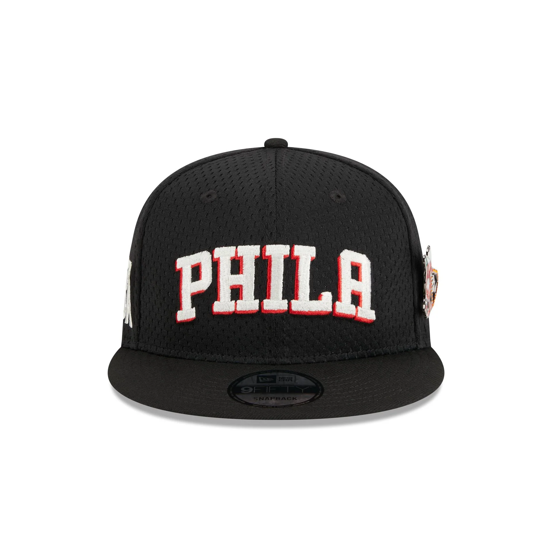 Philadelphia 76ers Post-Up Pin 9FIFTY Snapback Hat