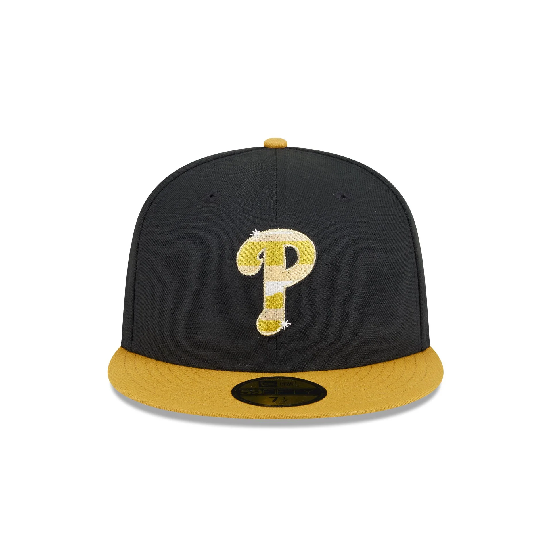 Philadelphia Phillies Metallic Gold Logo 59FIFTY Fitted Hat