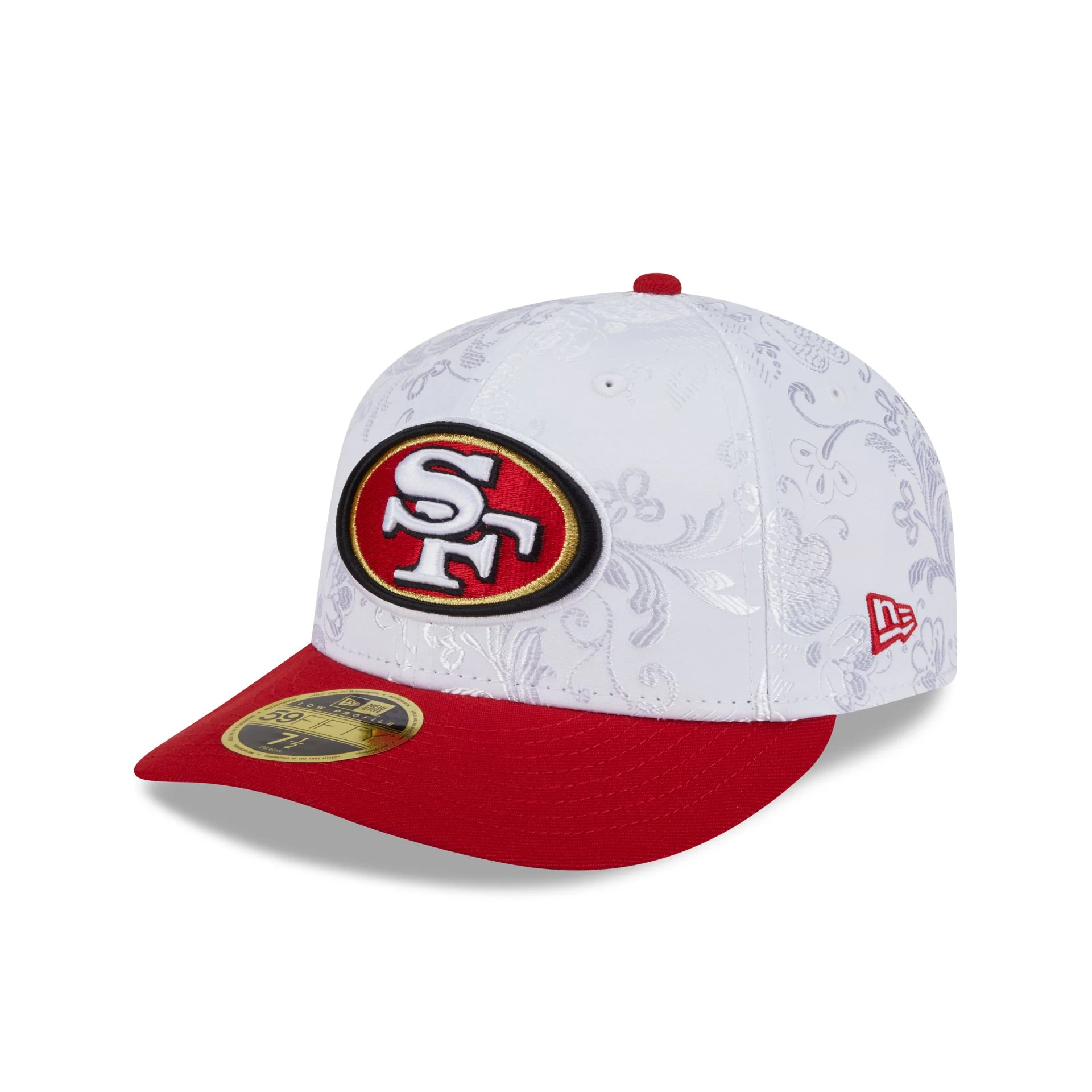 San Francisco 49ers Floral Shine Low Profile 59FIFTY Fitted Hat
